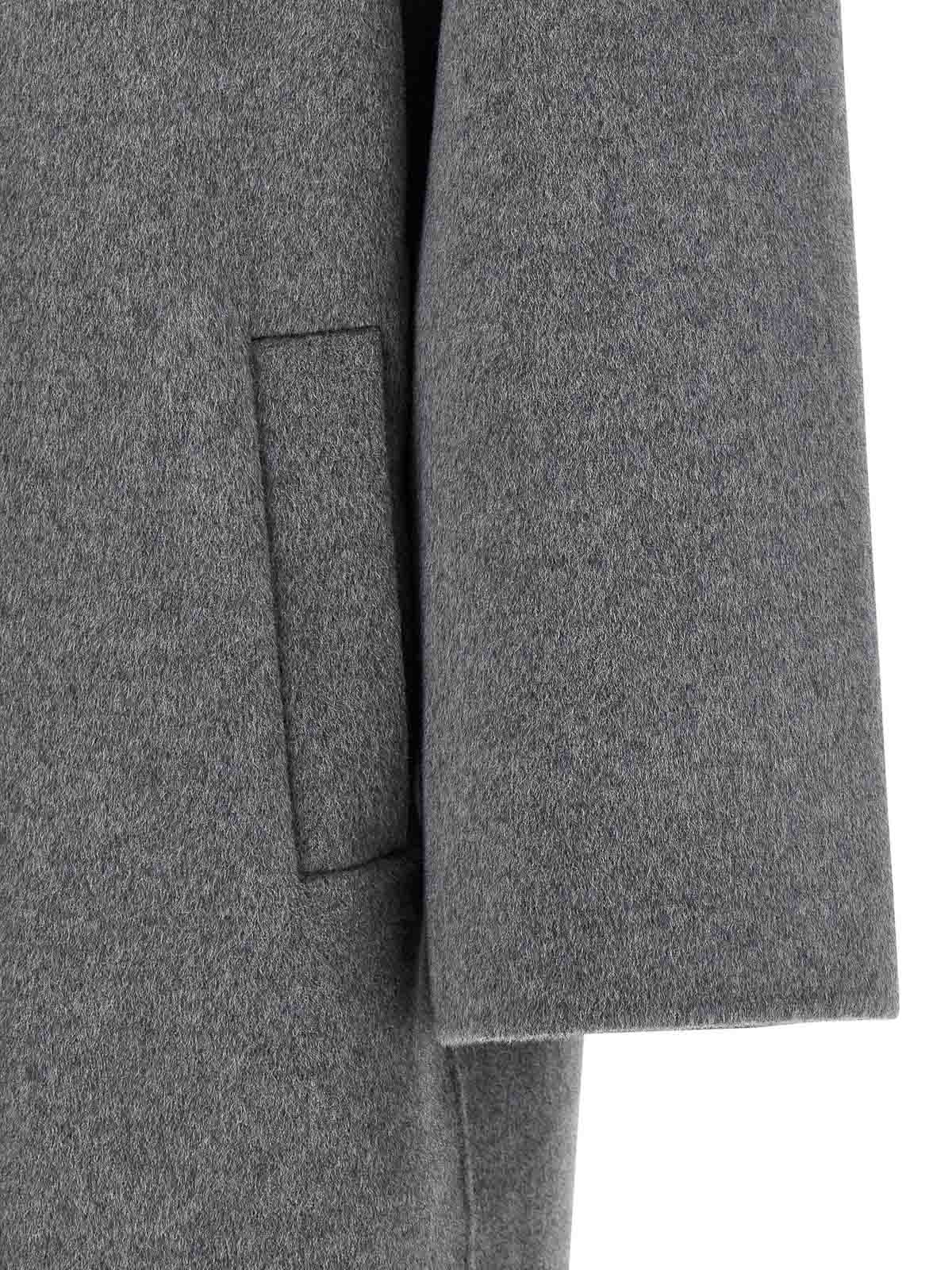 Loulou Studio Borneo Coat In Gray