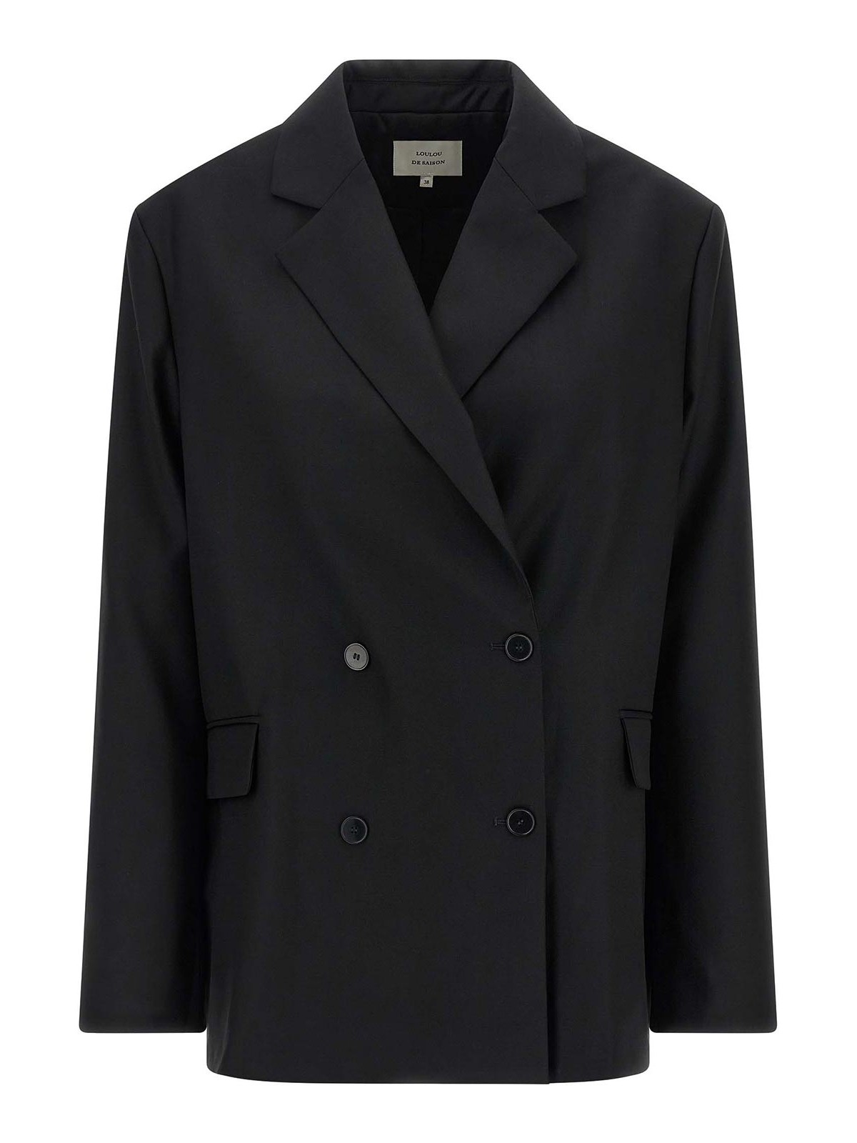 Loulou Studio Donau Blazer In Black