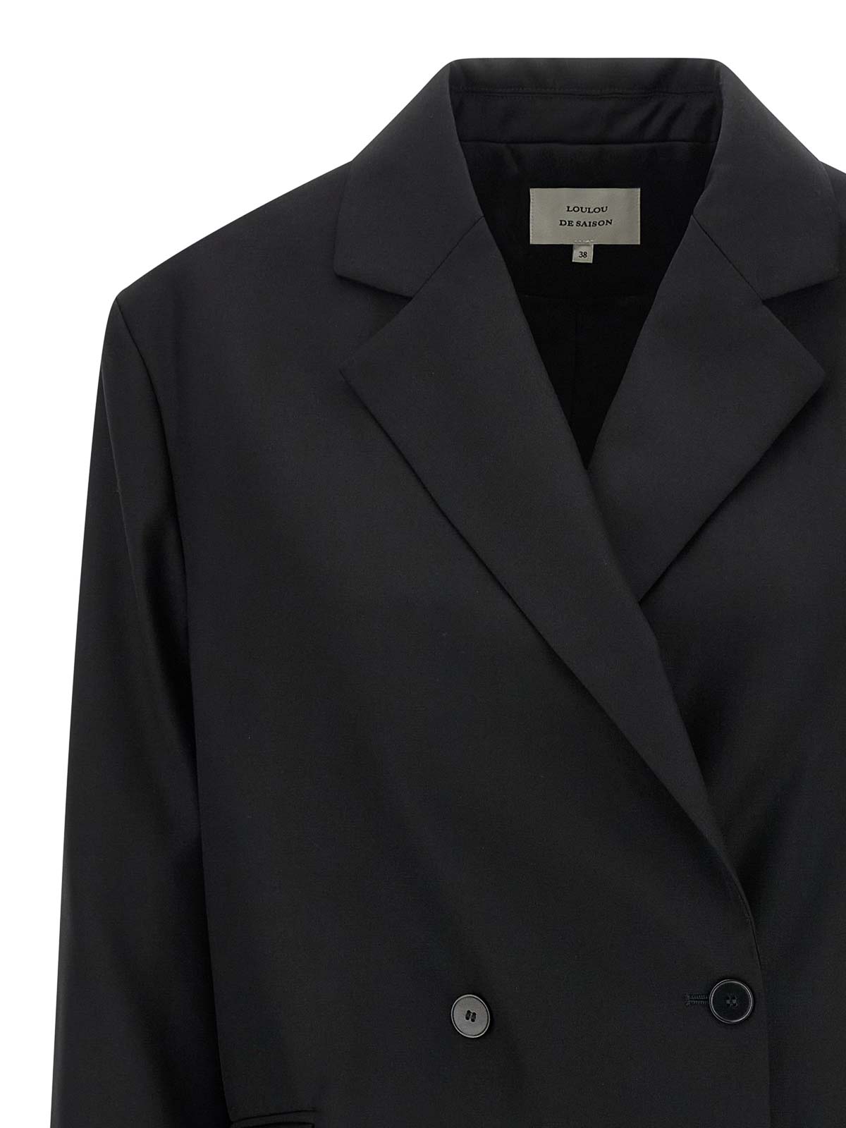 Loulou Studio Donau Blazer In Black