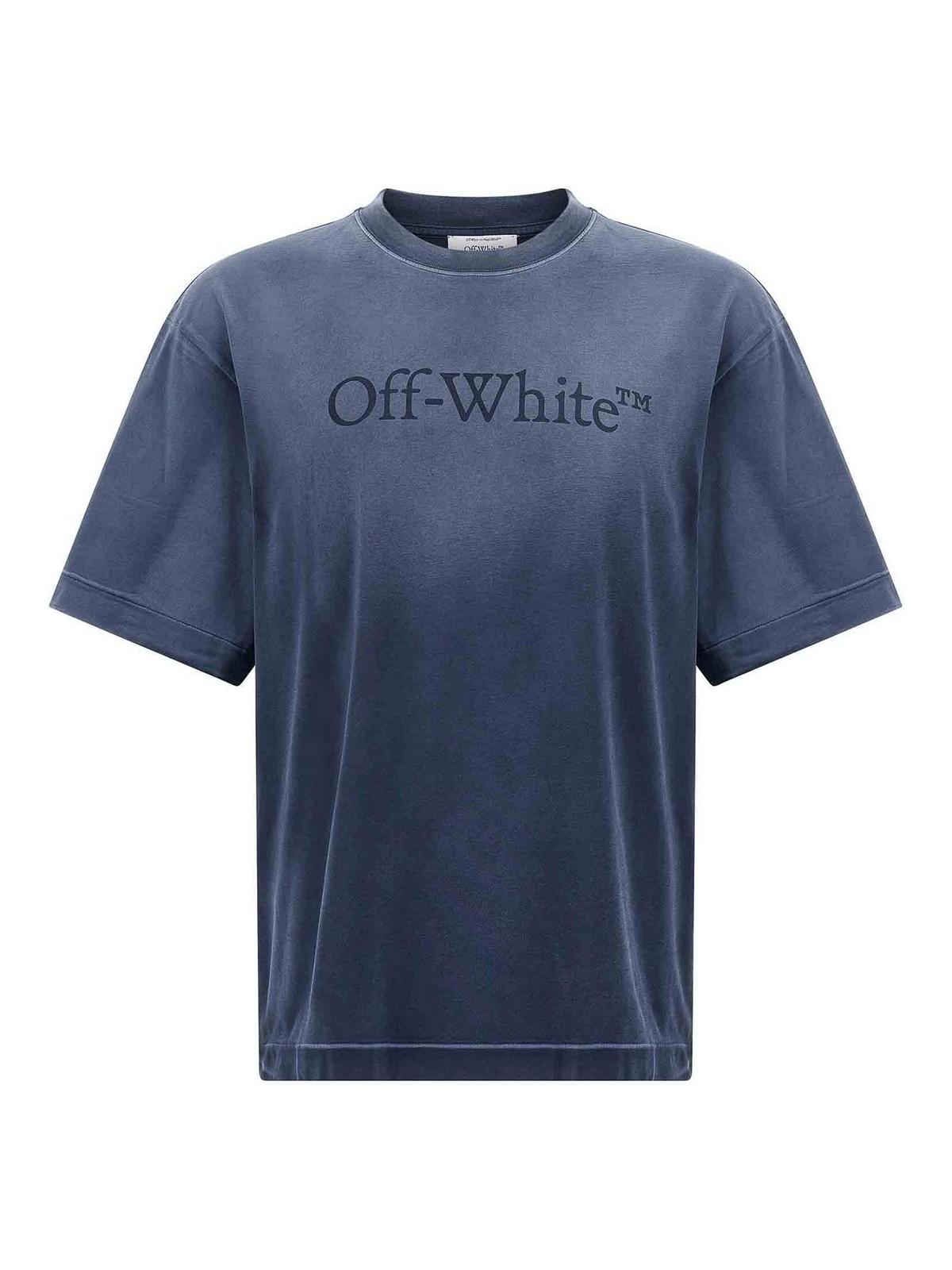 Off-white Vintage Round Neck Short Sleeve T-shirt In Multi
