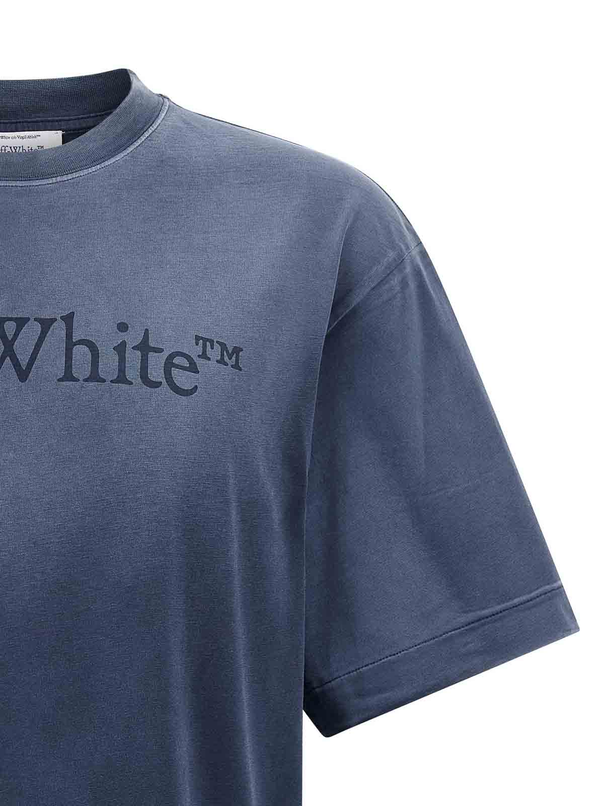 Off-white Vintage Round Neck Short Sleeve T-shirt In Multi