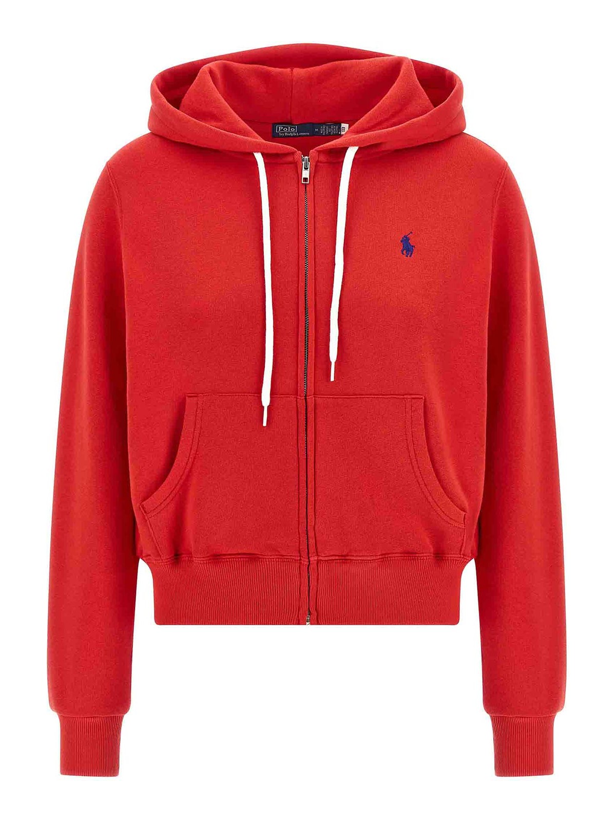 Polo Ralph Lauren Logo Embroidery Hoodie In Red