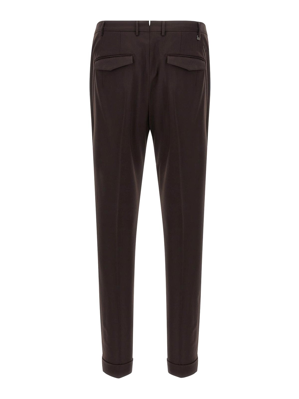 Pt Torino Tailored Trousers In Brown