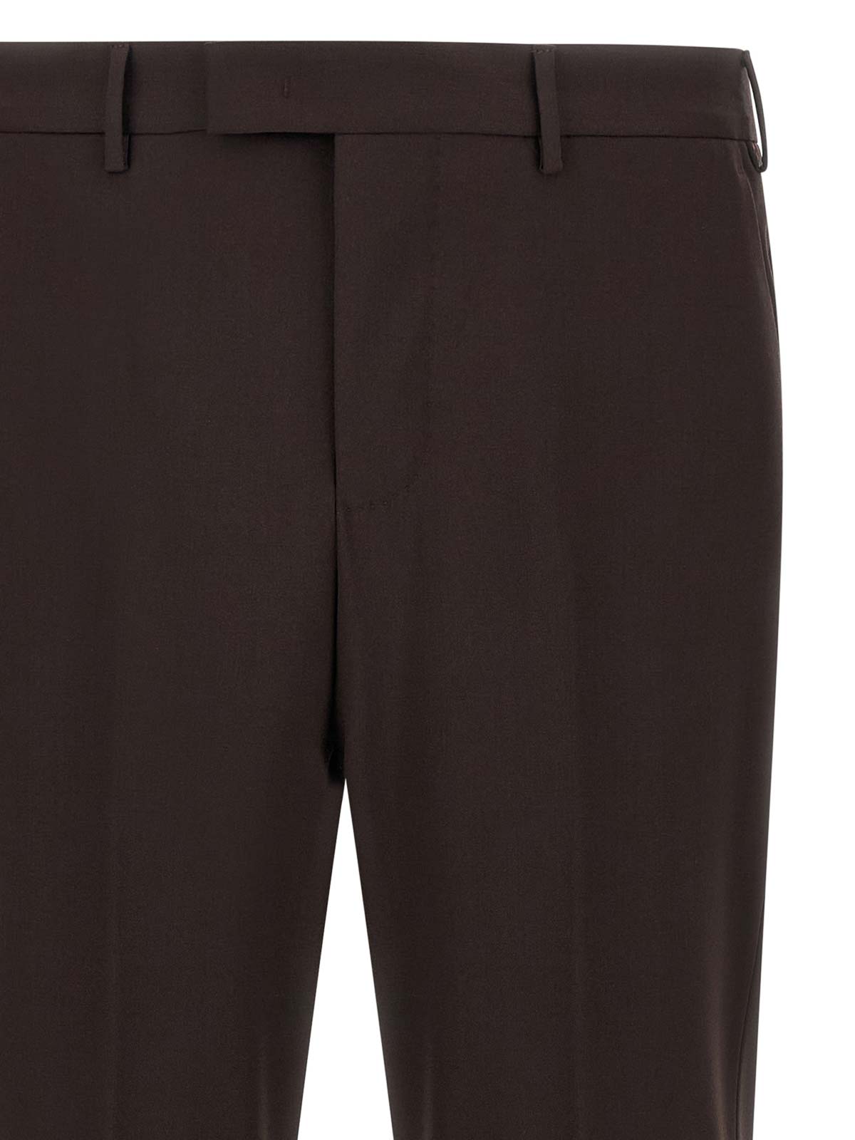 Pt Torino Tailored Trousers In Brown
