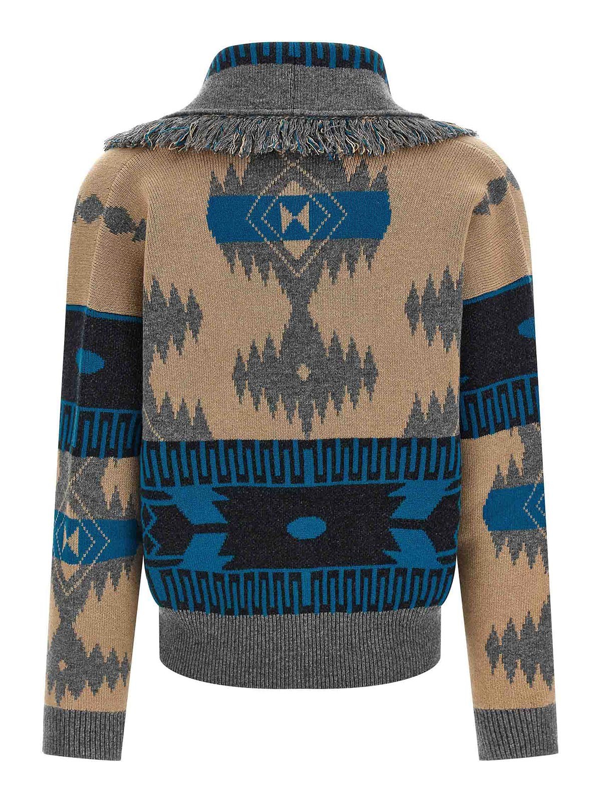 Alanui Icon Bomber Cardigan In Multi