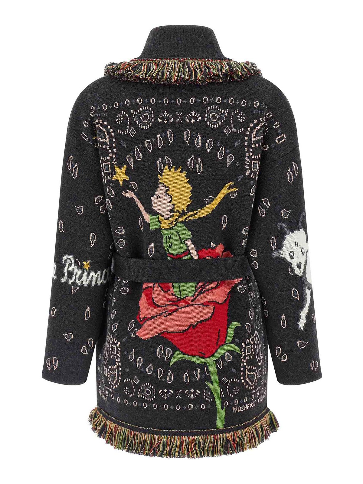 Alanui Collab The Little Prince Cardigan In Gray