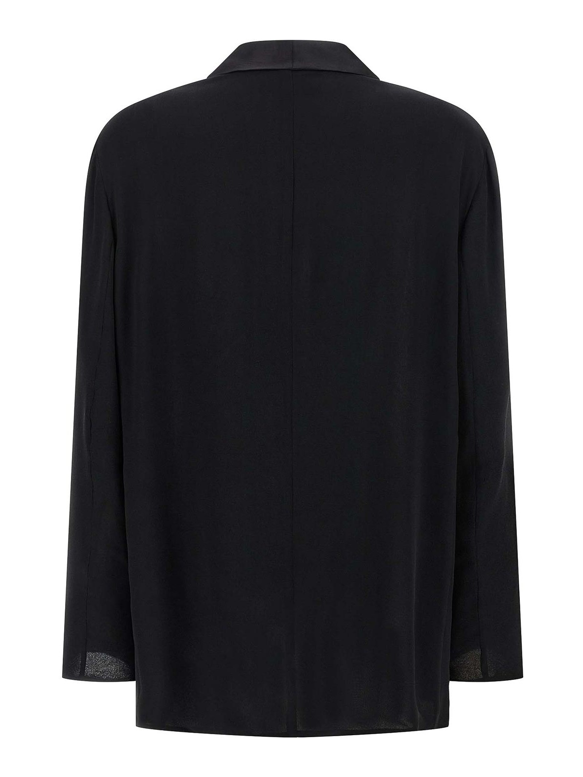 Alberta Ferretti Women Georgette Blazer In Black