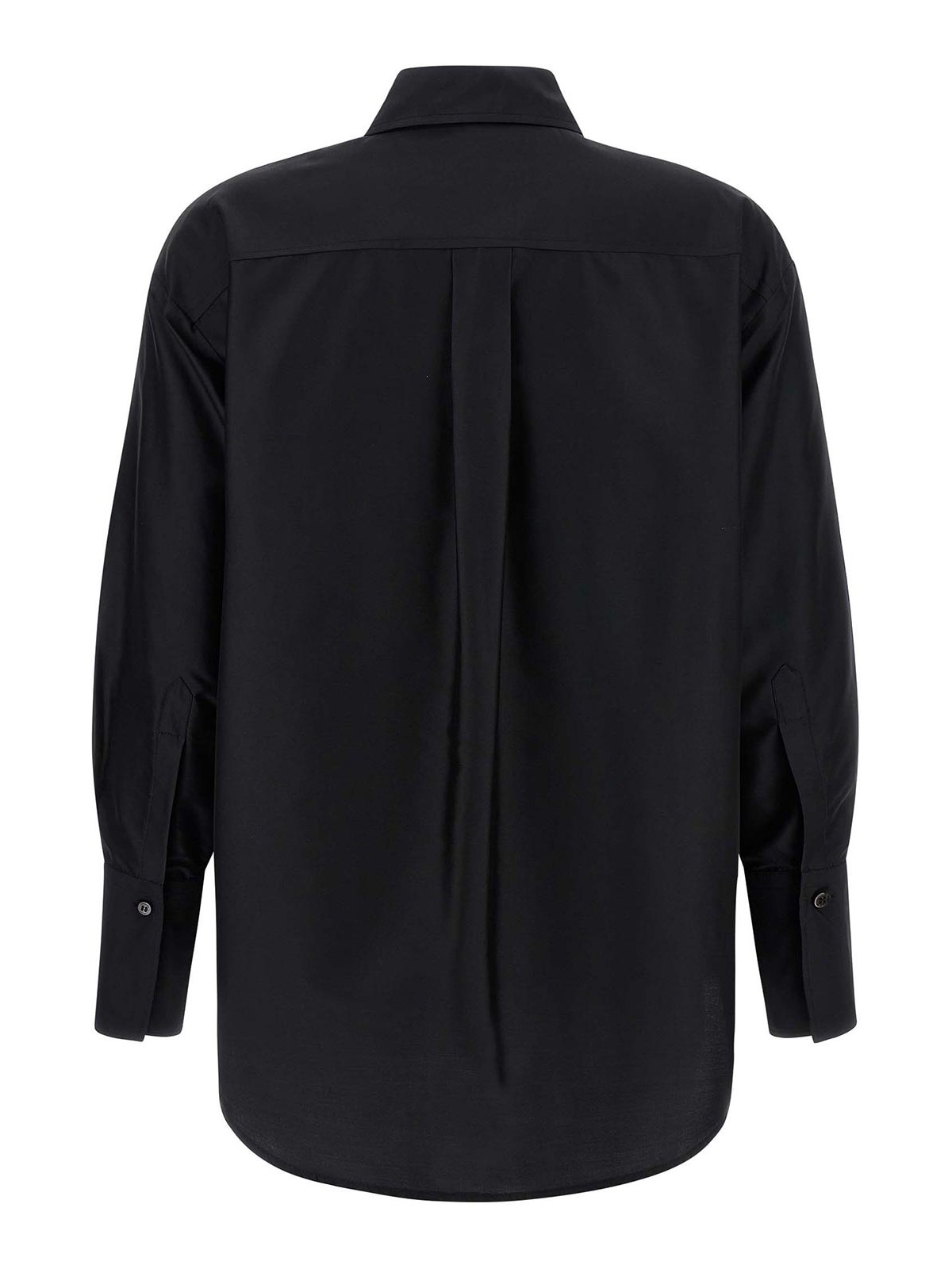 Alberto Biani Silk Shirt In Blue