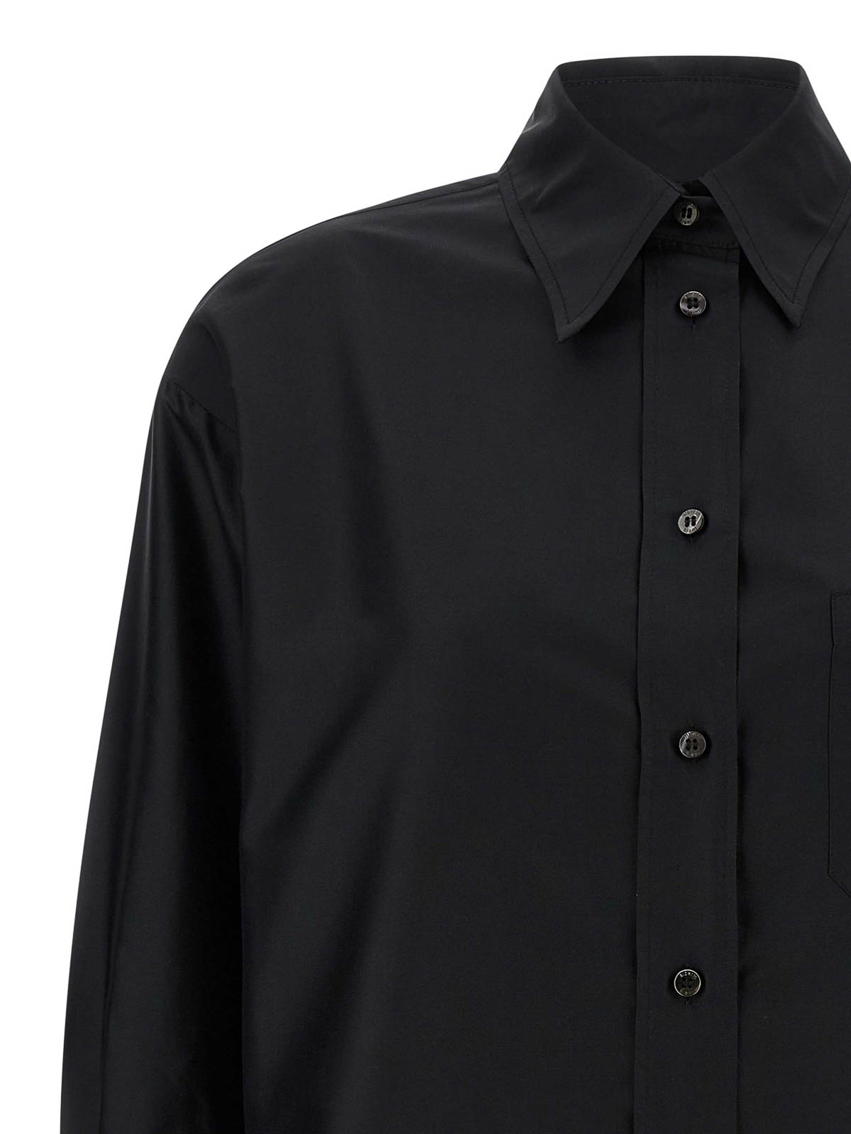 Alberto Biani Silk Shirt In Blue