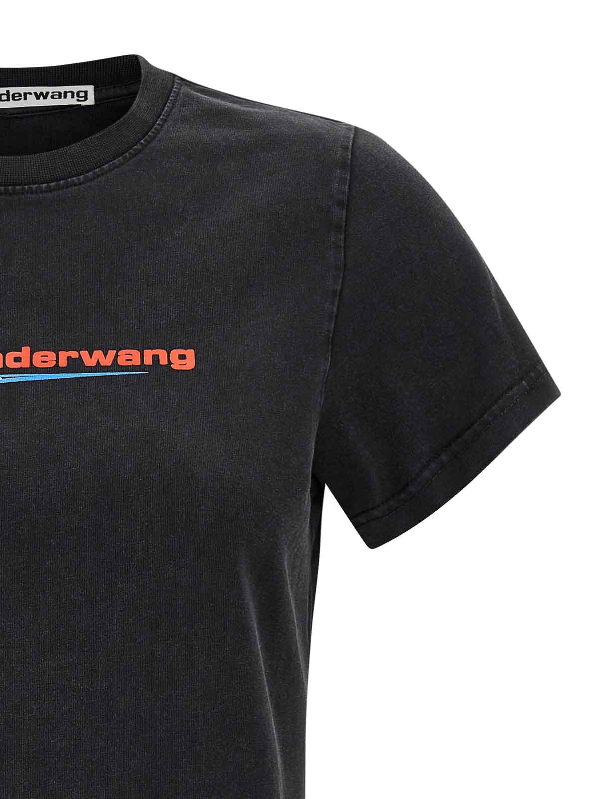 Alexander Wang Shrunken T-shirt In White