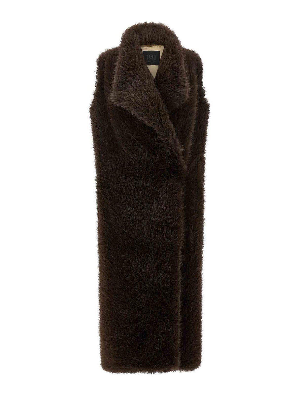 B&b Couture Bear Vest In Brown