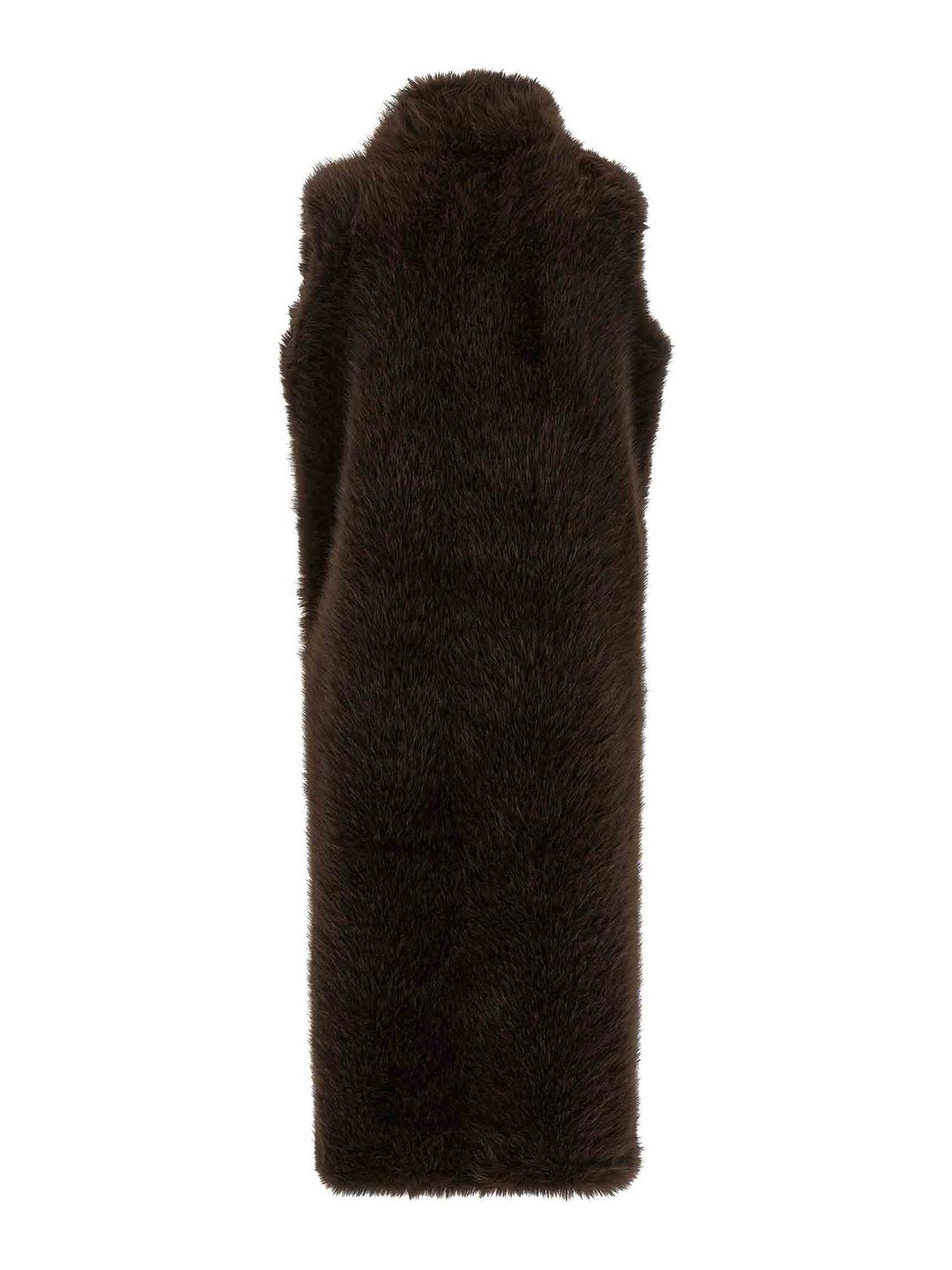 B&b Couture Bear Vest In Brown