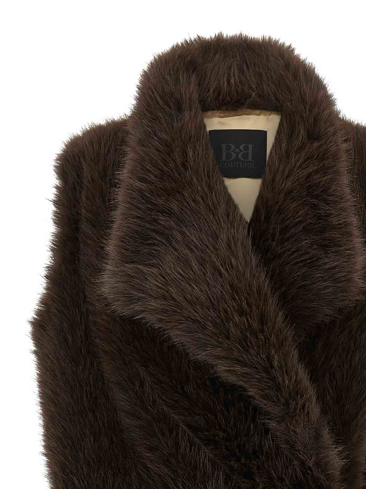 B&b Couture Bear Vest In Brown