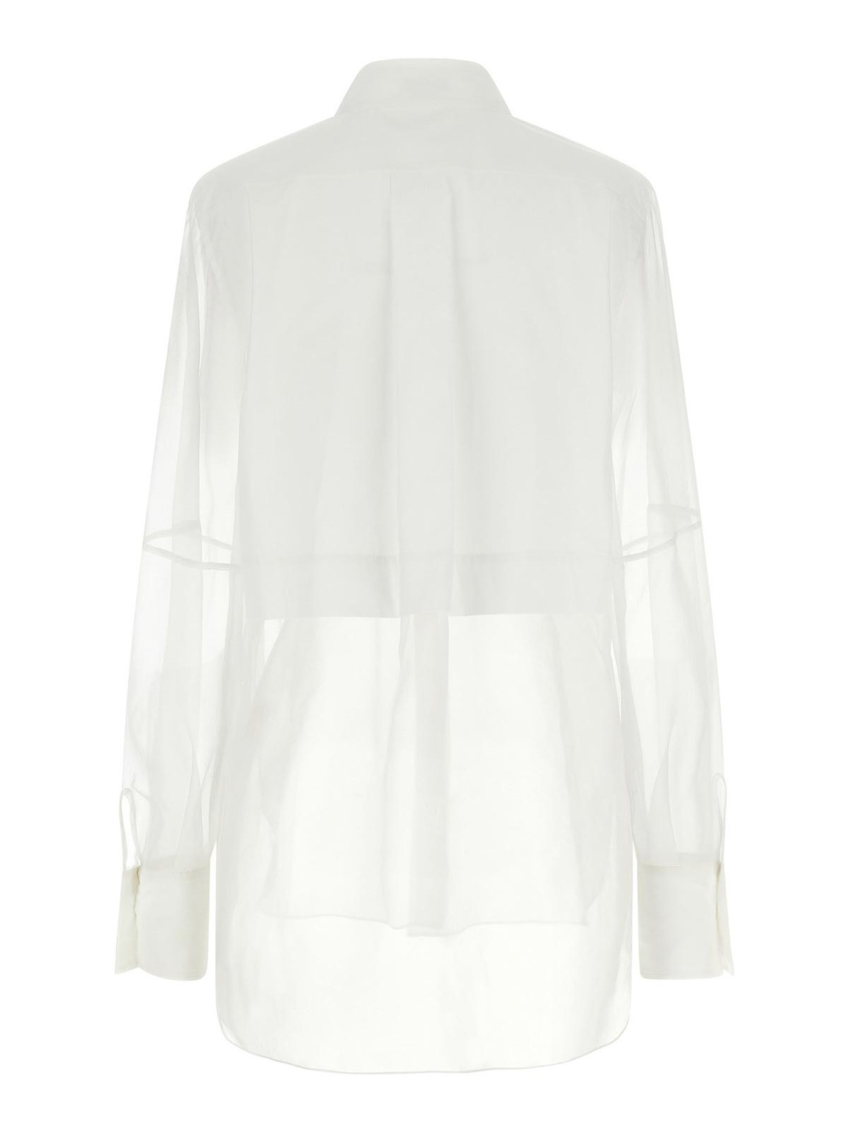 Brunello Cucinelli Layered Shirt Featuring Buttoned Cuffs In White