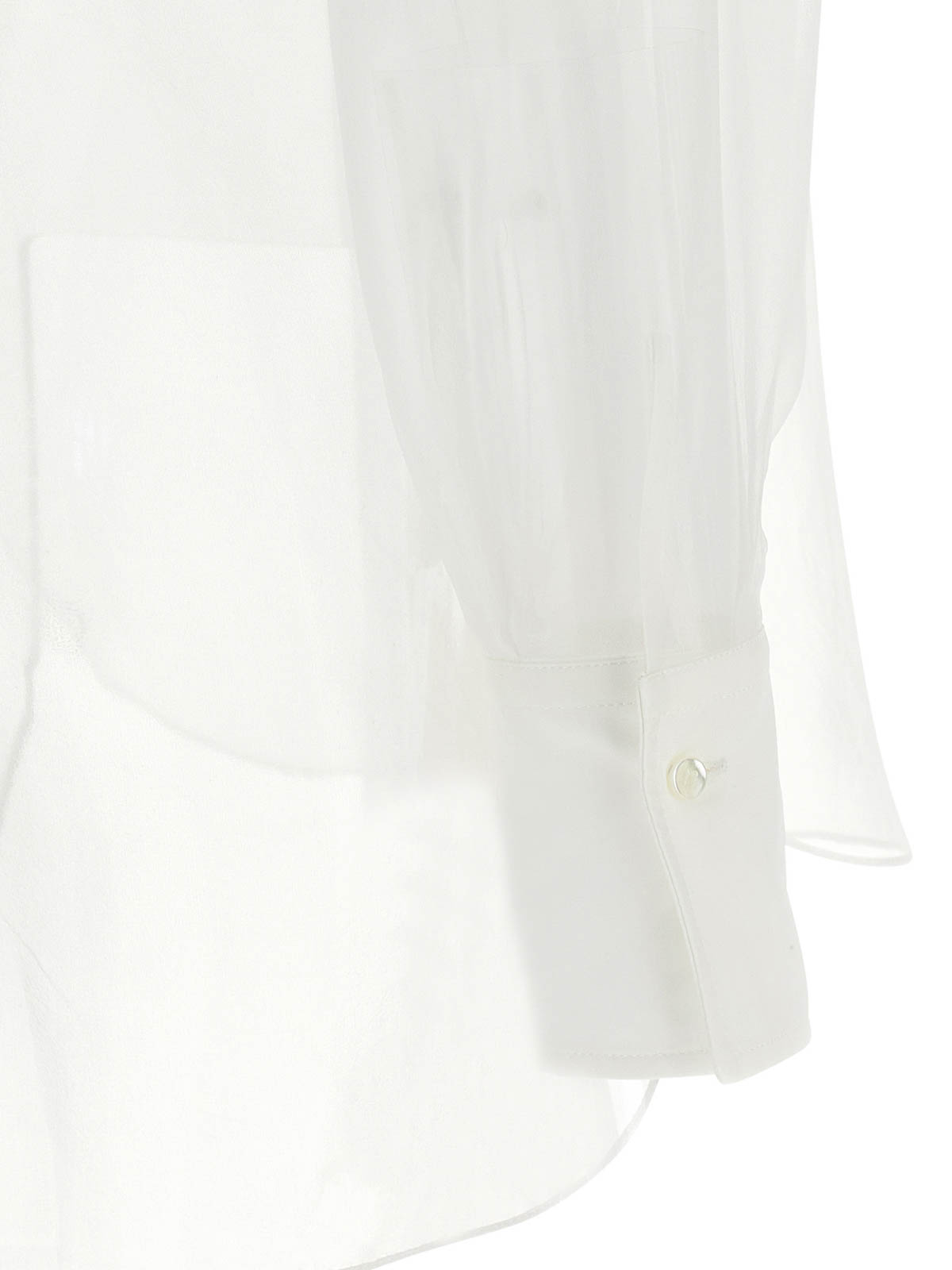 Brunello Cucinelli Layered Shirt Featuring Buttoned Cuffs In White