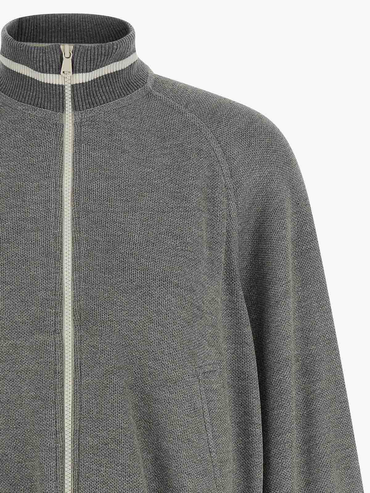 Brunello Cucinelli Sweatshirt In Silver