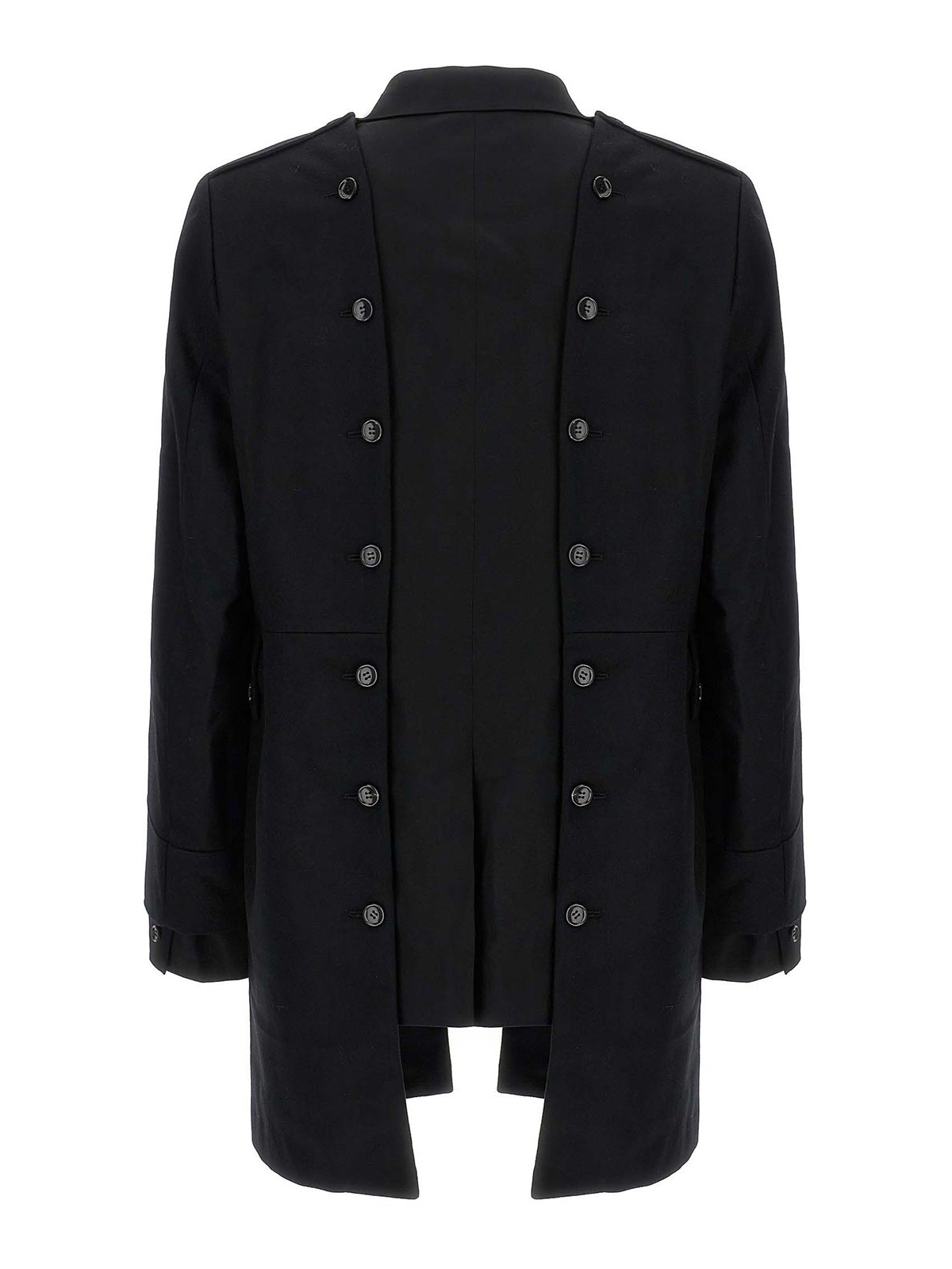 Comme Des Garcons Hommes Plus Double Layer Blazer Coat In Animal Print