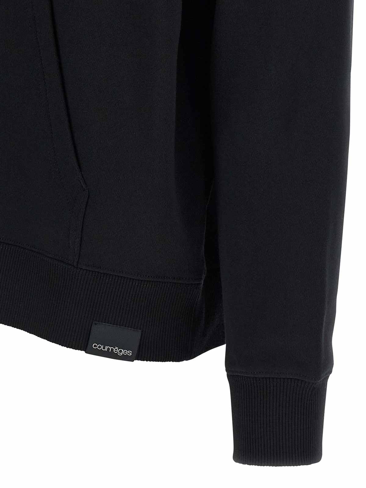 Courrèges Courreges Women Hoodie And Scarf In Black