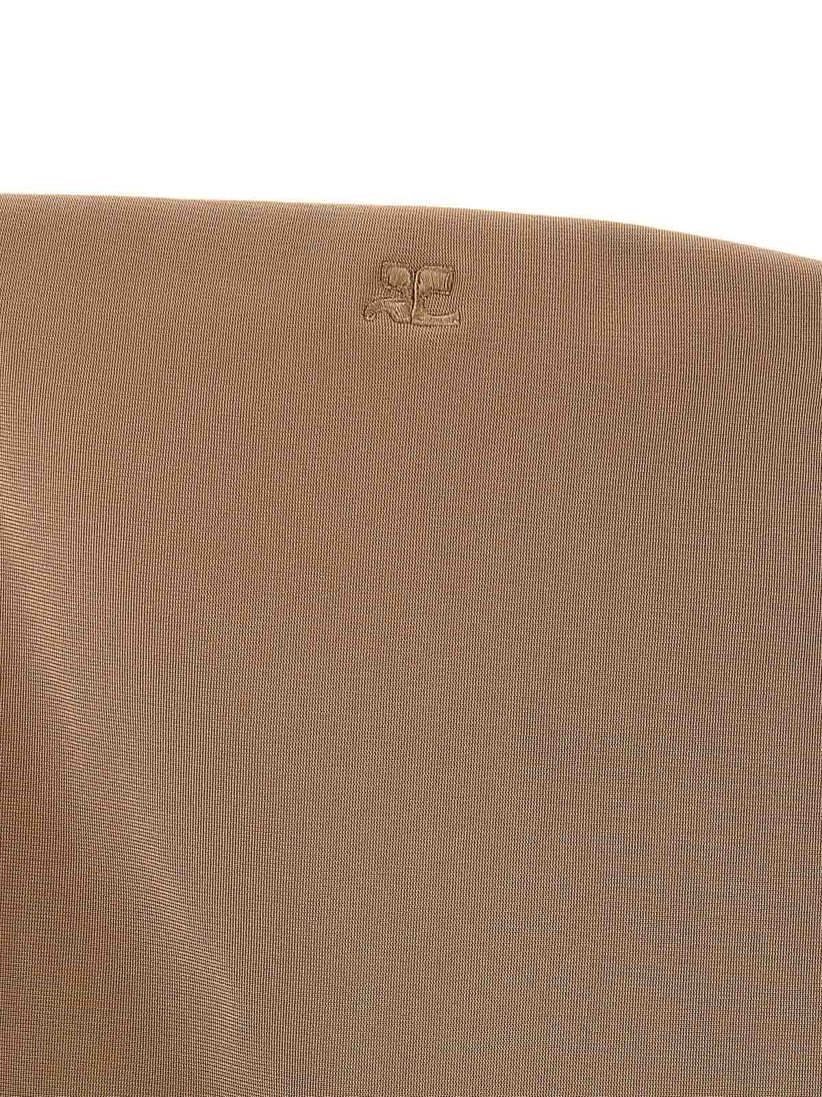 Courrèges Courreges Women Lingerie Bustier Bodysuit In Brown