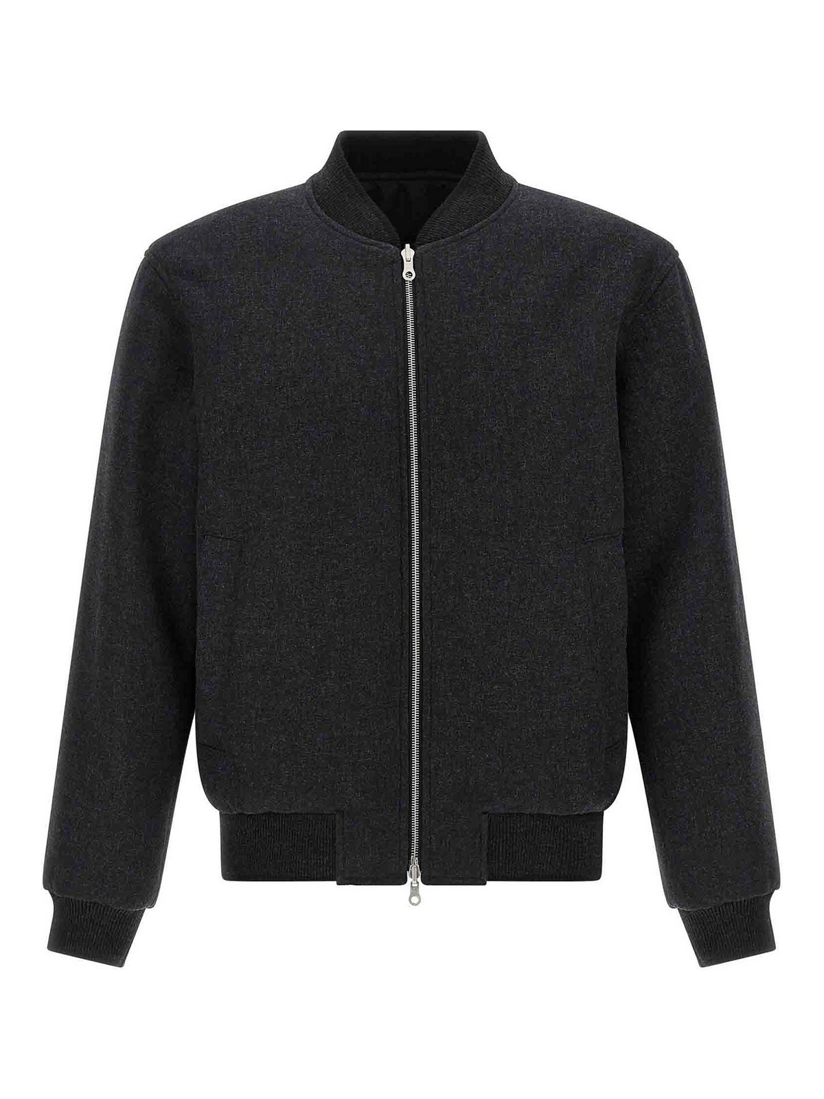 Dries Van Noten Volker Reversible Bomber Jacket In Black