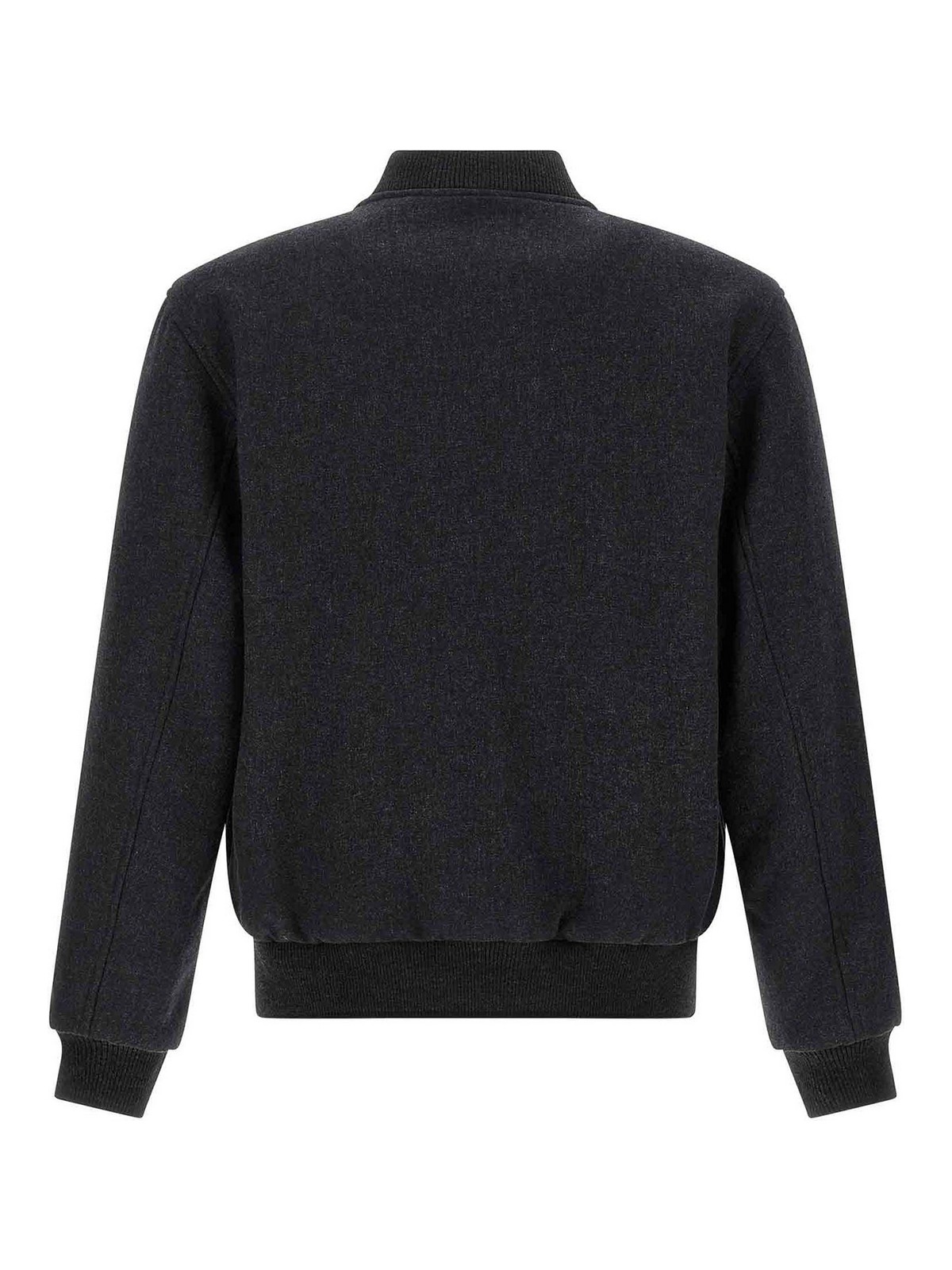 Dries Van Noten Volker Reversible Bomber Jacket In Black