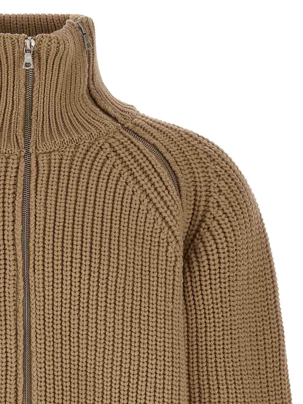 Dries Van Noten Beige Monty Sweater In Brown