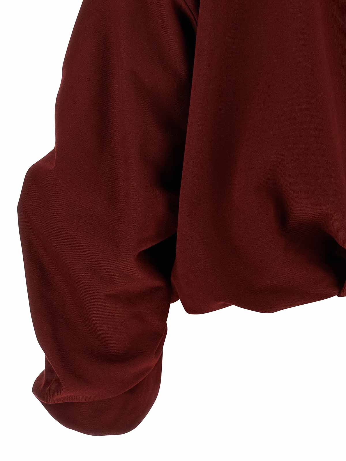 Dries Van Noten Long-sleeved Hooded Sweatshirt In Red