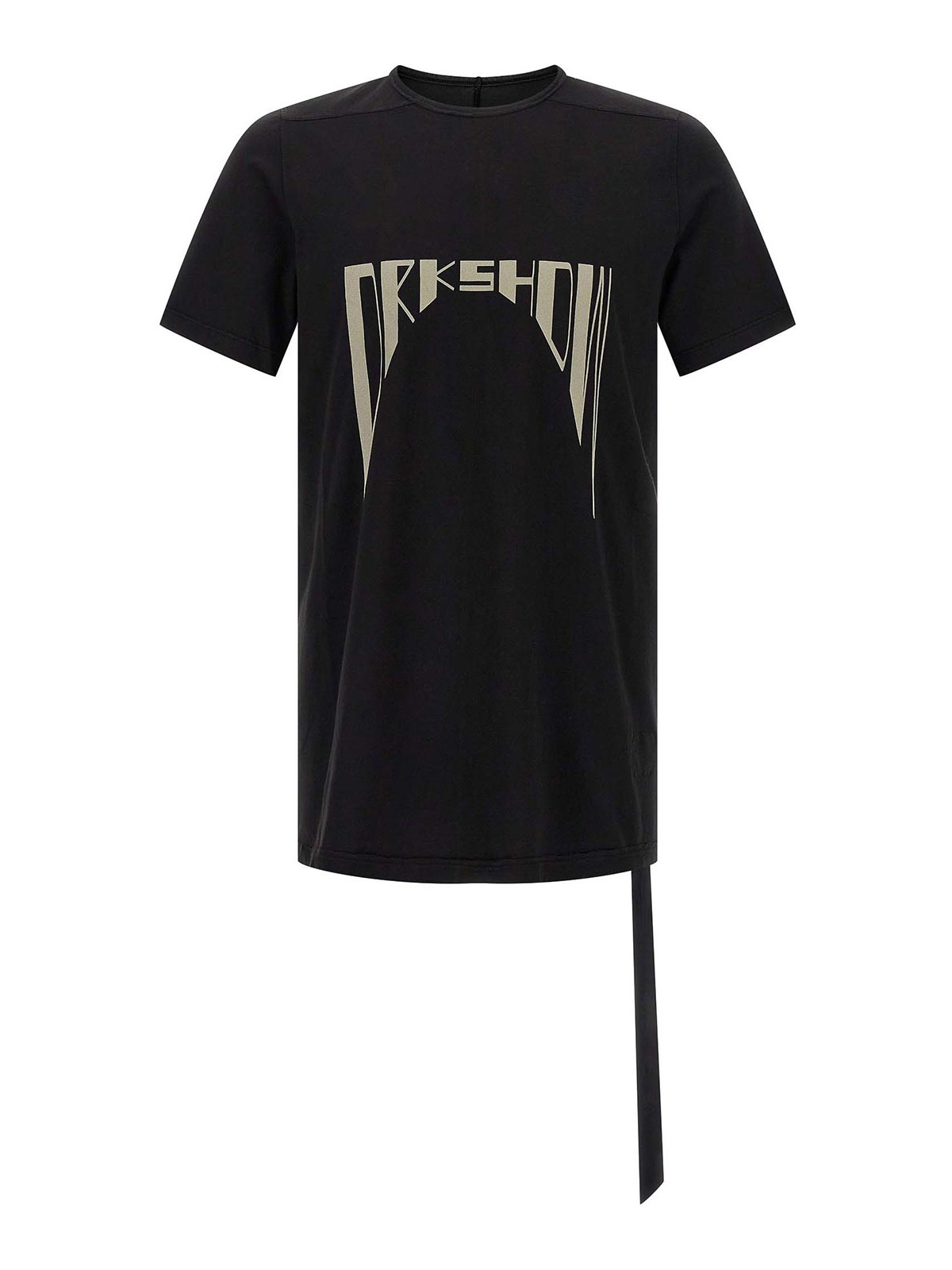 Drkshdw Black Cotton Level T T-shirt In Black
