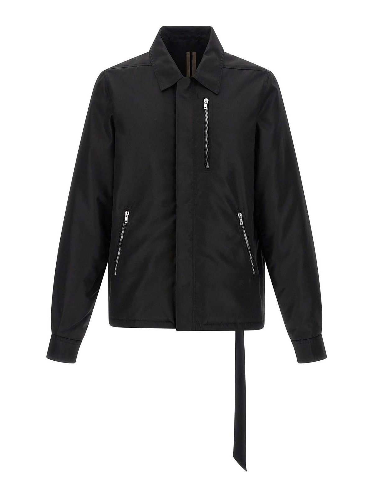 Drkshdw Concealed Zipfront Jacket In Black