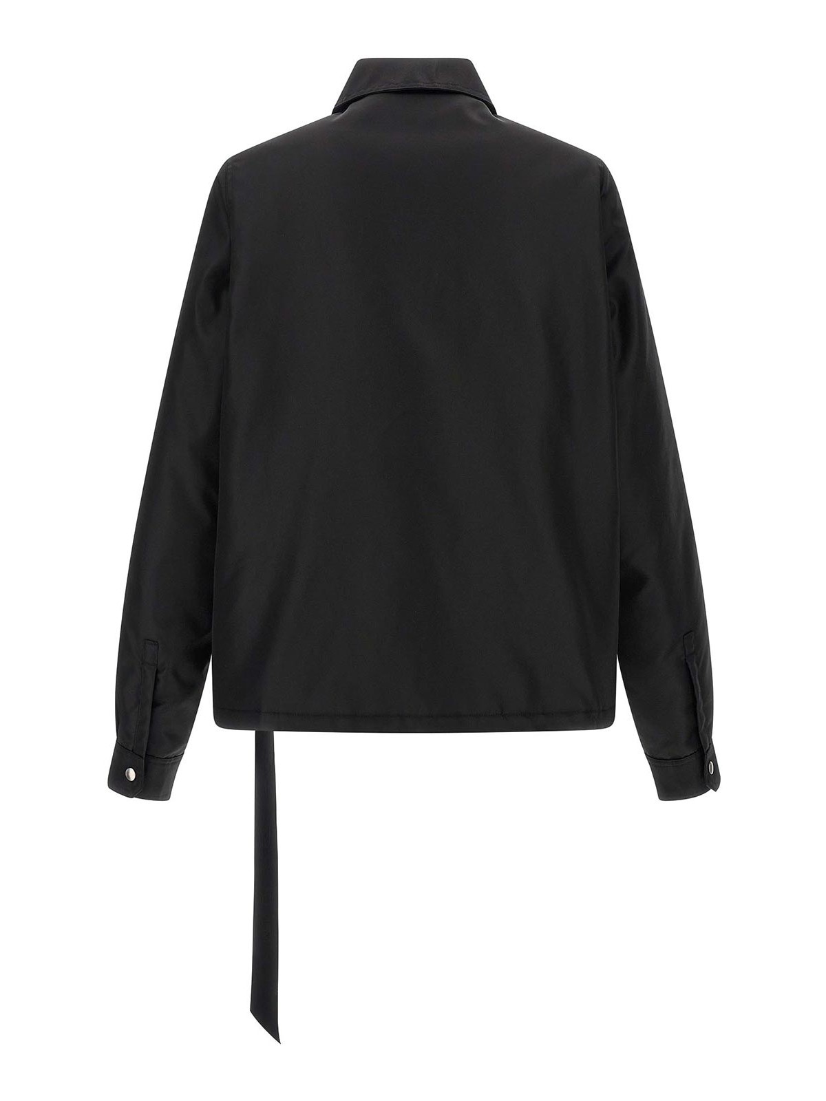 Drkshdw Concealed Zipfront Jacket In Black
