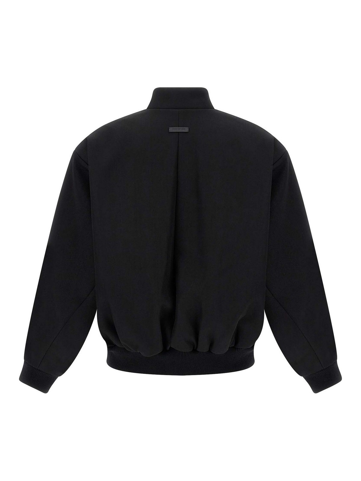 Fear Of God Wool Bomber Jacket In Black