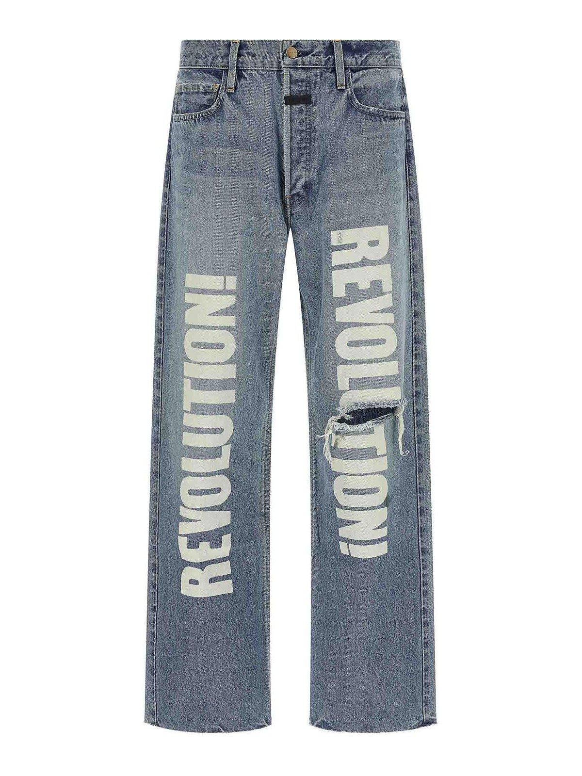 Fear Of God Revolution Jeans In Blue