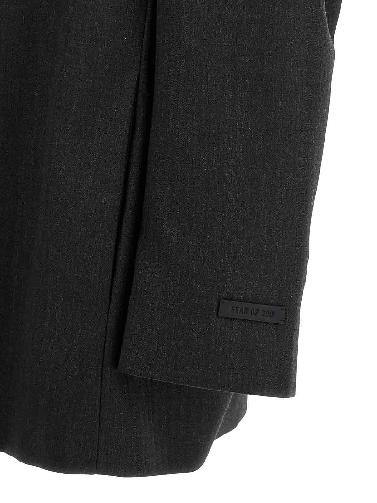 Fear Of God Single-breasted Blazer In Black