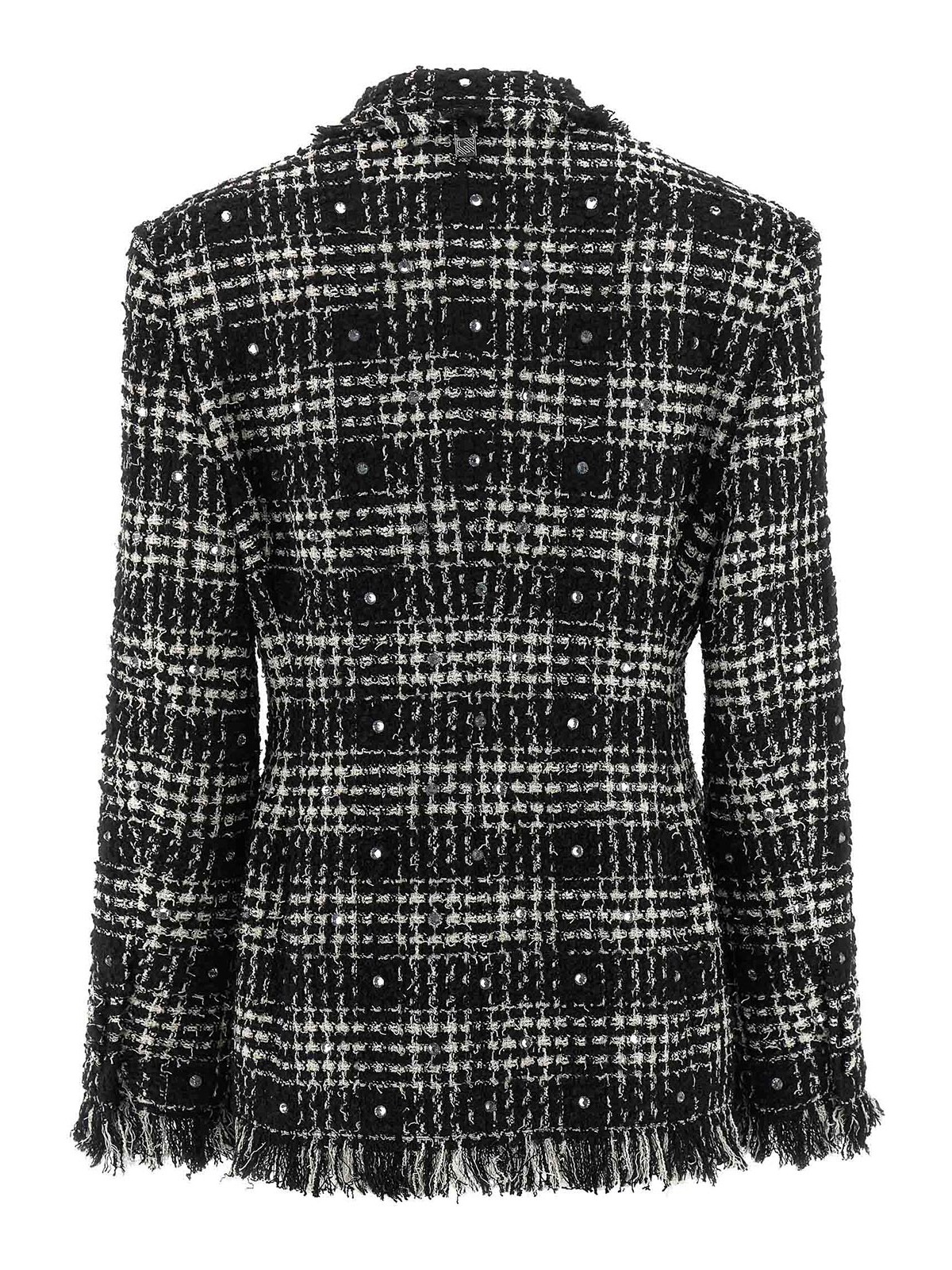 Giuseppe Di Morabito Tweed And Rhinestone Blazer In Multi