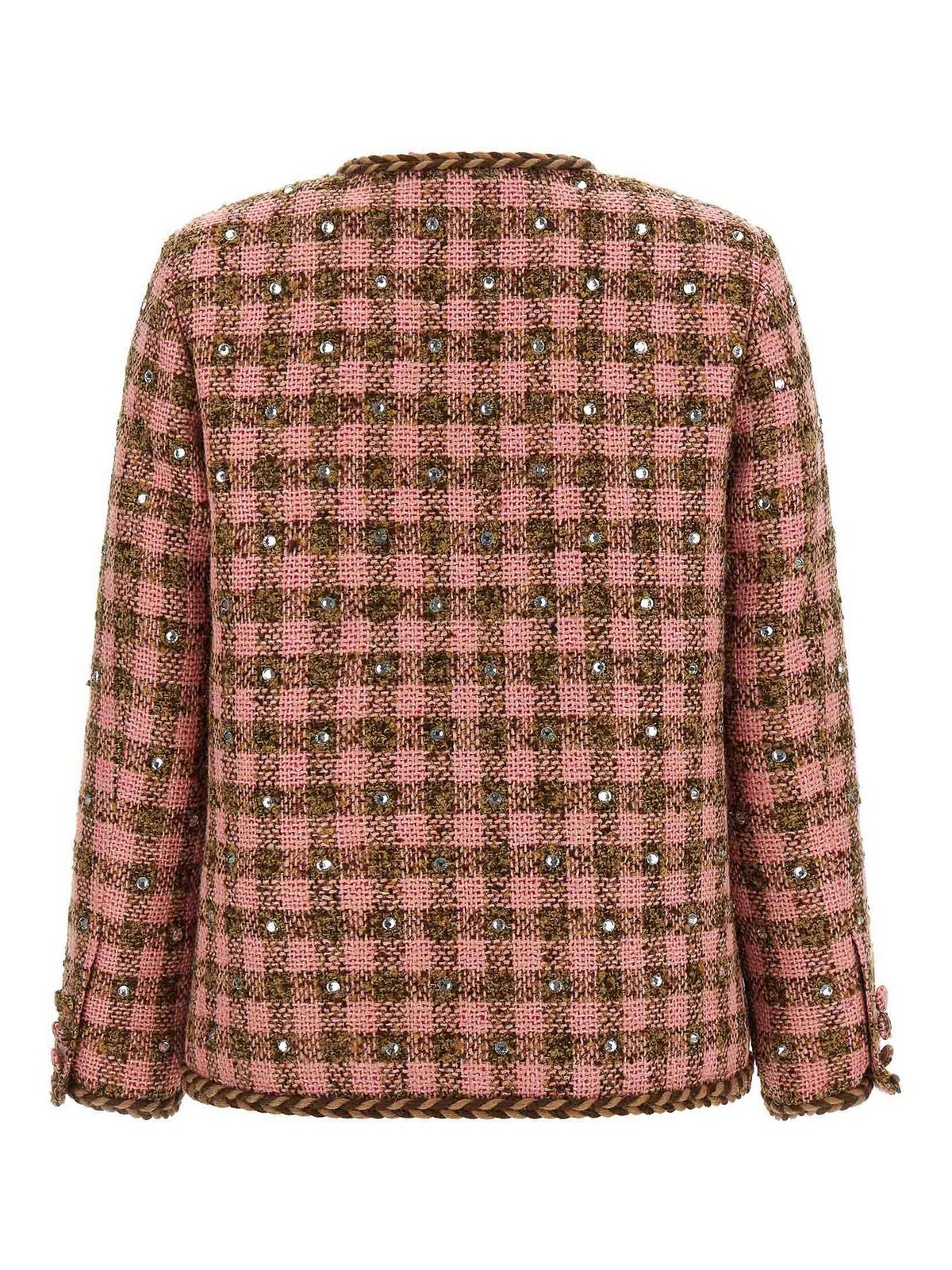 Giuseppe Di Morabito Women Rhinestone Blazer Jacket In Nude