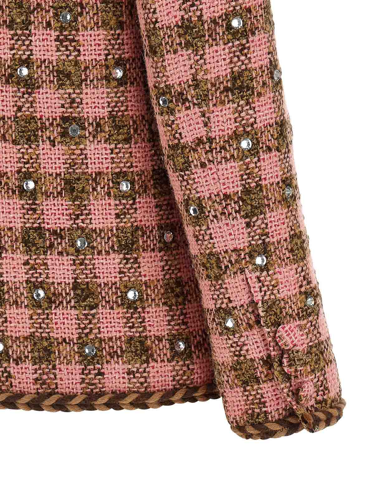 Giuseppe Di Morabito Women Rhinestone Blazer Jacket In Nude