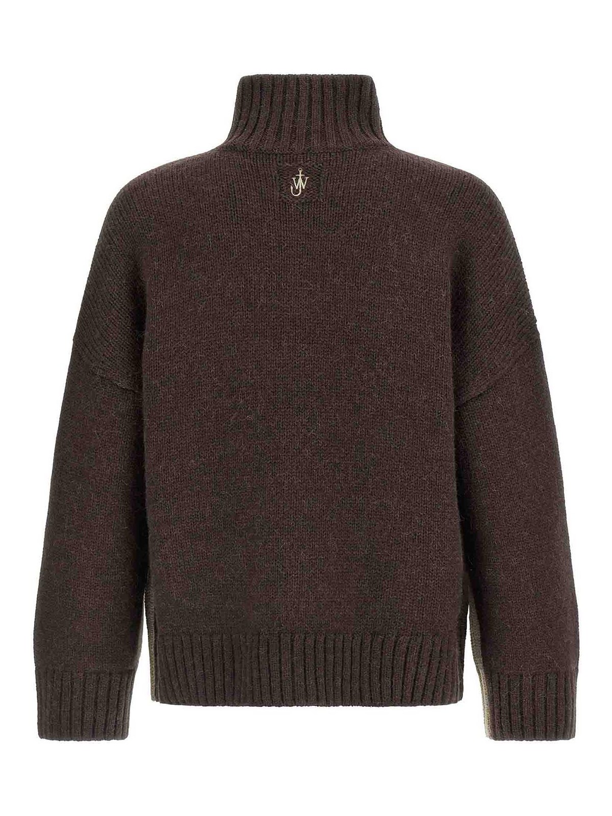 Jw Anderson Two Tone Patch Pocket Sweater In Multi
