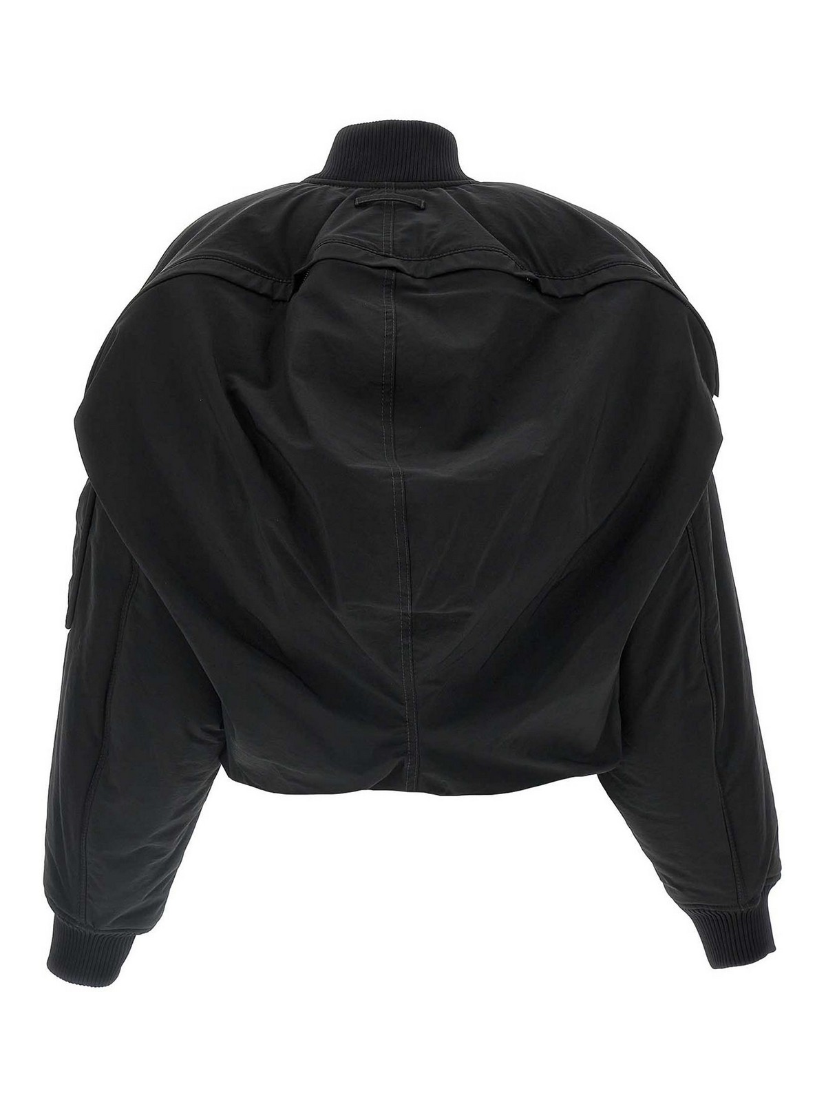 Jean Paul Gaultier The Hooded Bomber Jacket In Black