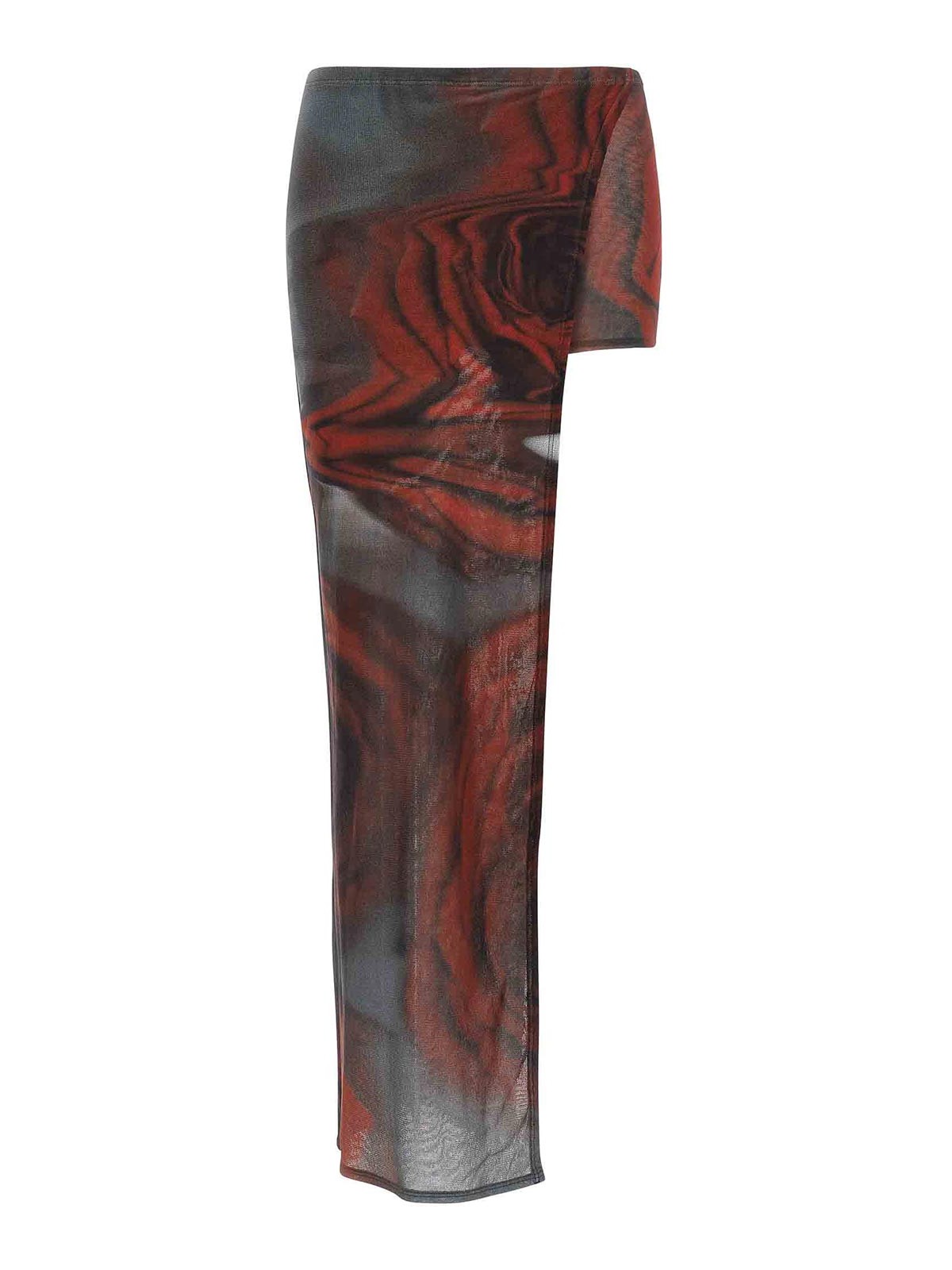 Jean Paul Gaultier The Red Blurry Roses Bermuda And Short Multicolor In Multi