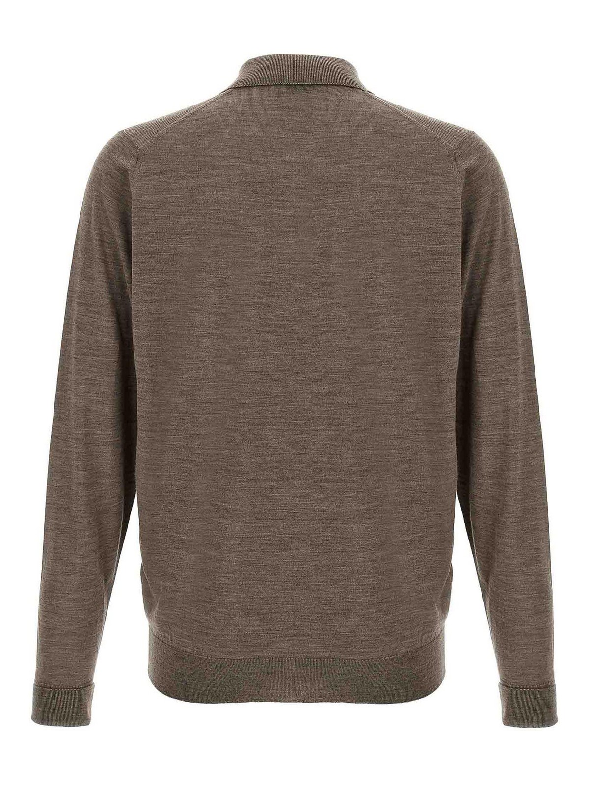 John Smedley Dorset Sweater In Brown