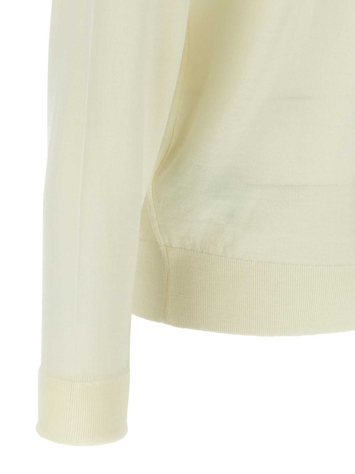 John Smedley Richards Sweater In White