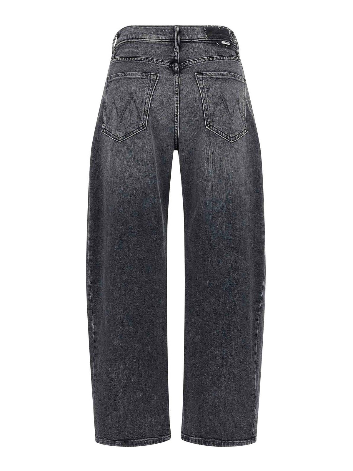 Mother The Half Pipe Flood Jeans In Gray
