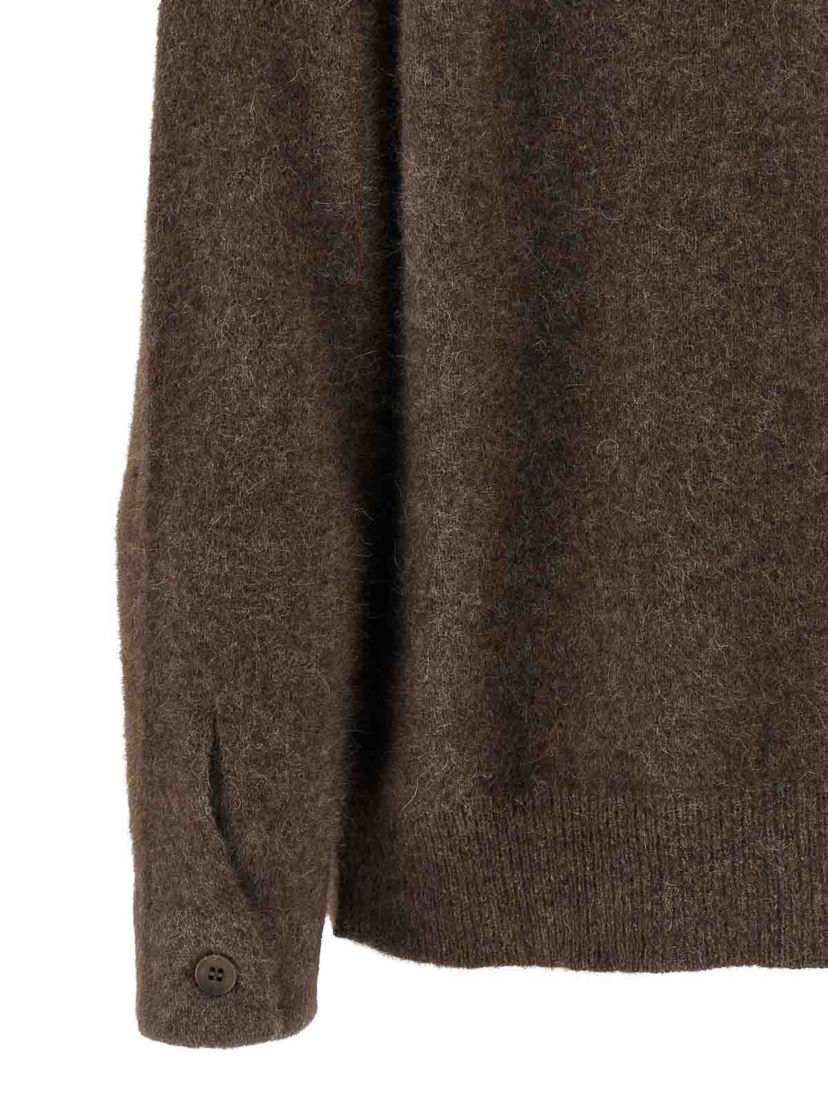 P.a.r.o.s.h Lacoon Cardigan In Brown