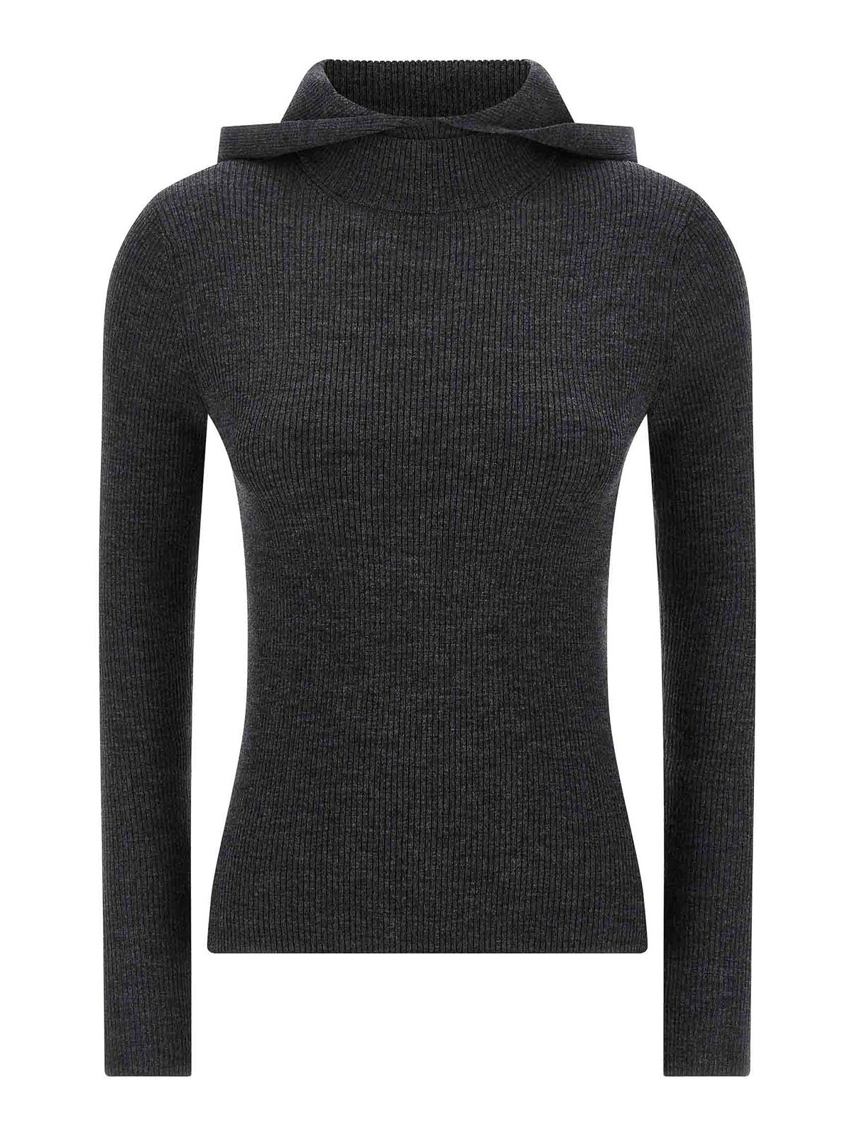 P.a.r.o.s.h Leila25 Hooded Sweater In Black