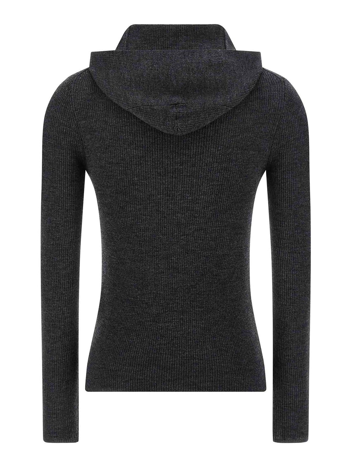 P.a.r.o.s.h Leila25 Hooded Sweater In Black