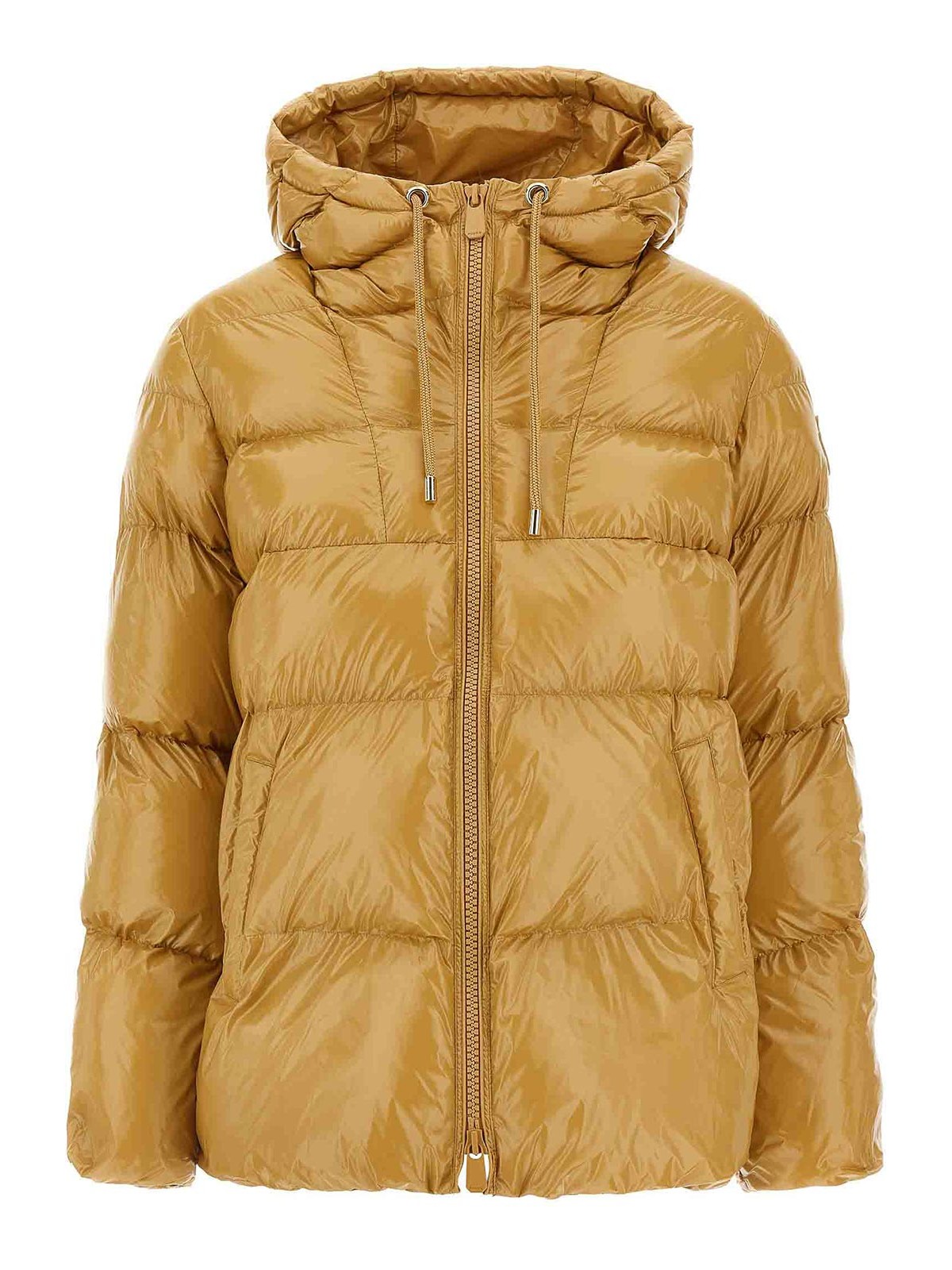 Pinko Eleodoro Down Jacket In Yellow