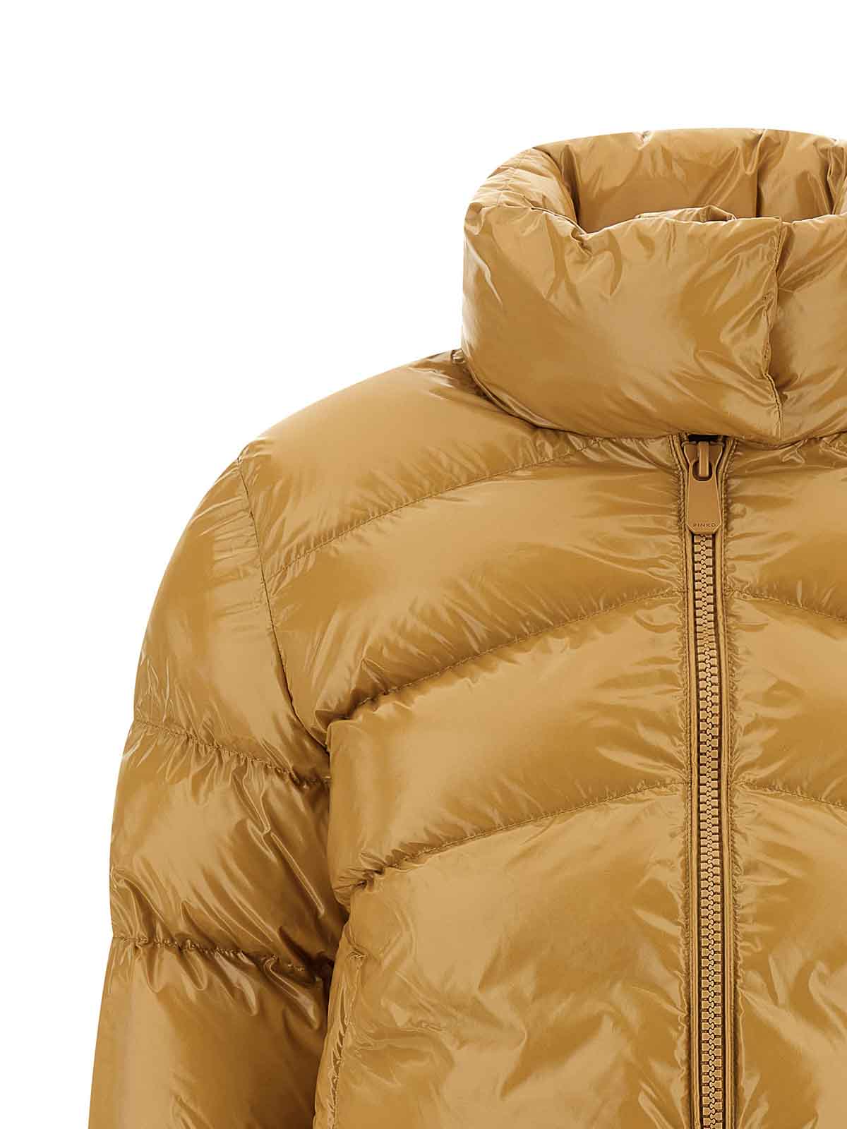 Pinko Mirco Down Jacket In Sand