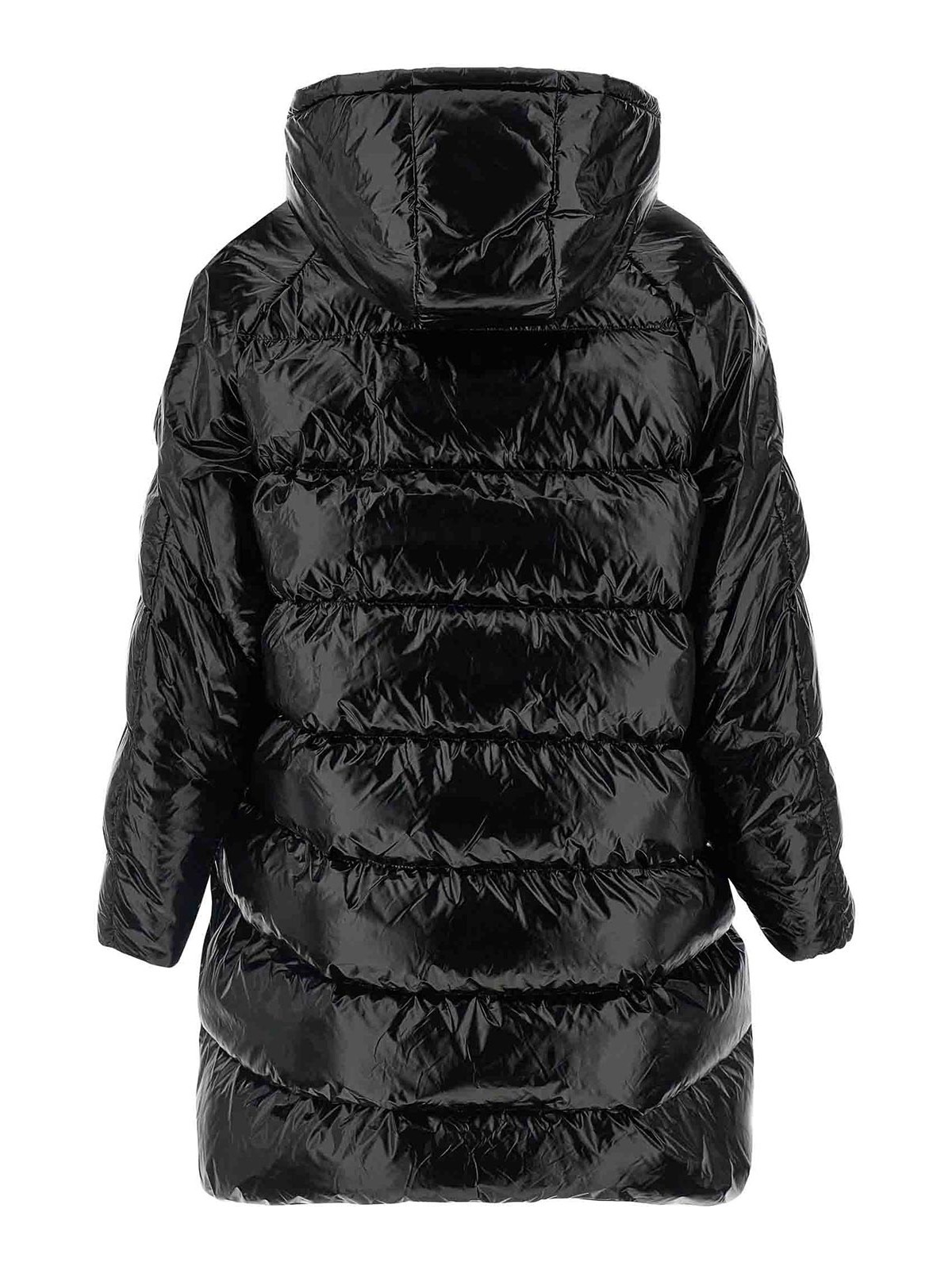 Pinko Burro Down Jacket In Black