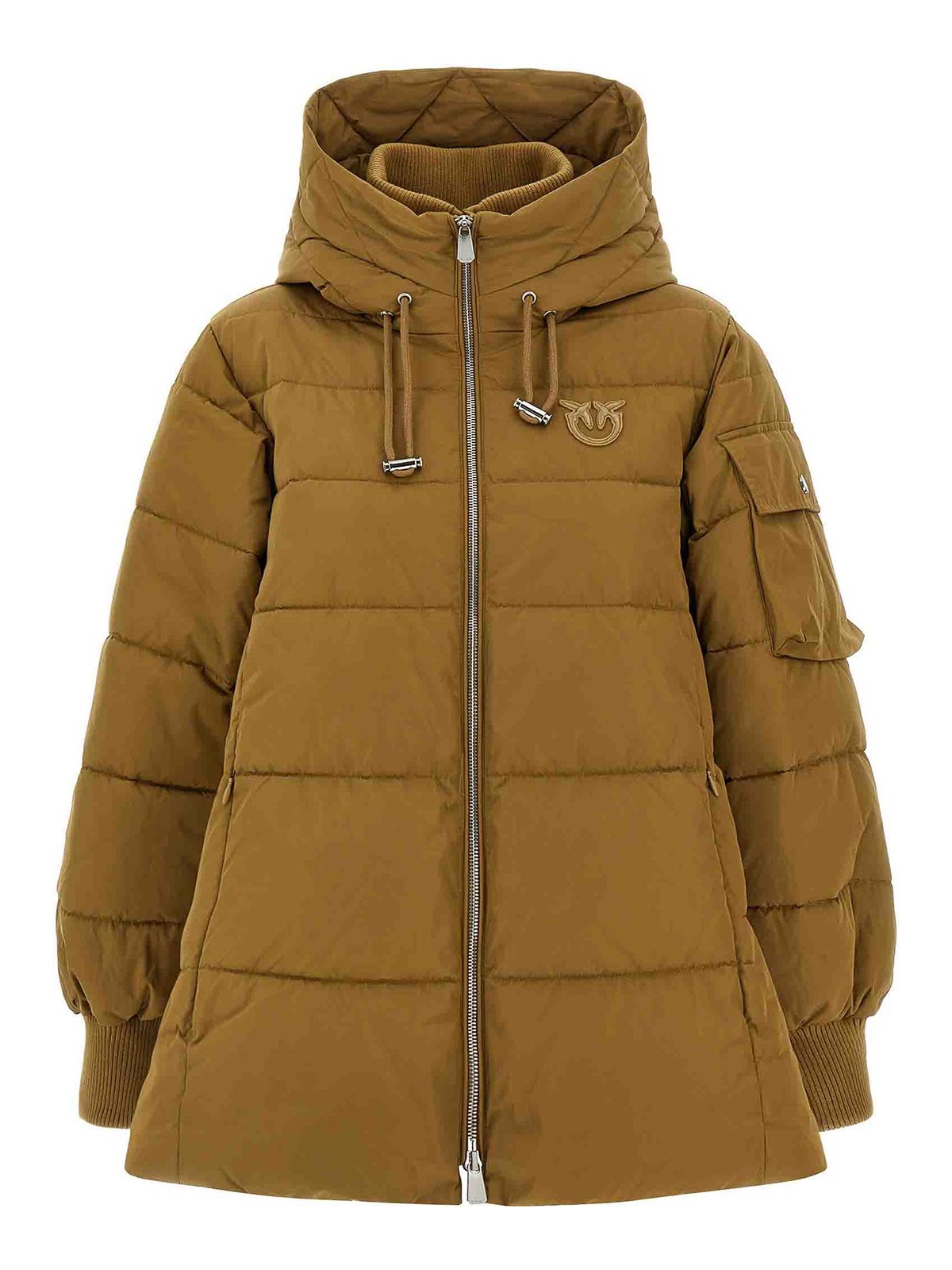 Pinko Crusca Down Jacket In Sand