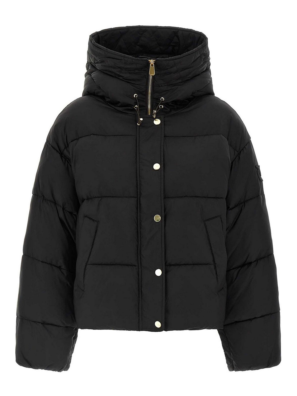 Pinko Impasto Down Jacket In Brown